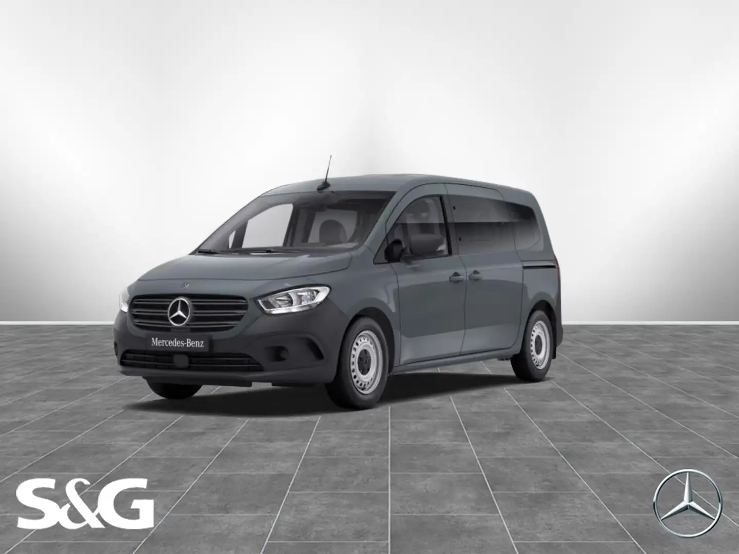 Mercedes-Benz Citan 112 CDI Mixto Lang MBUX+RüKam+AHK+Totwink Grau - 1
