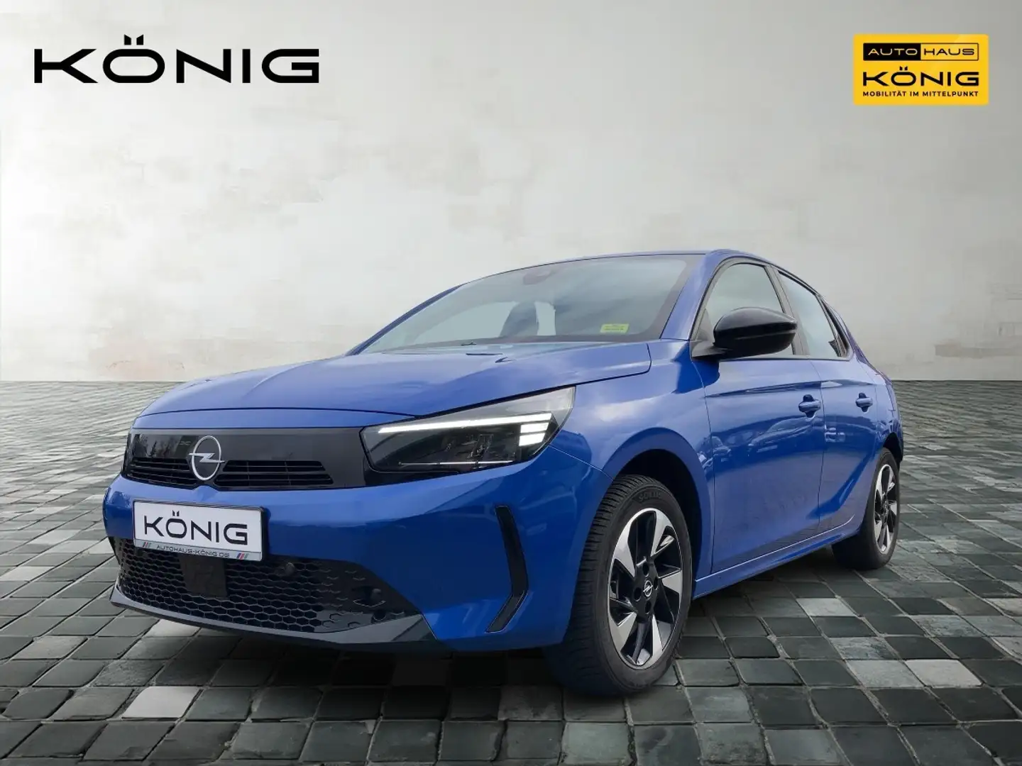 Opel Corsa F e Electric Blau - 1