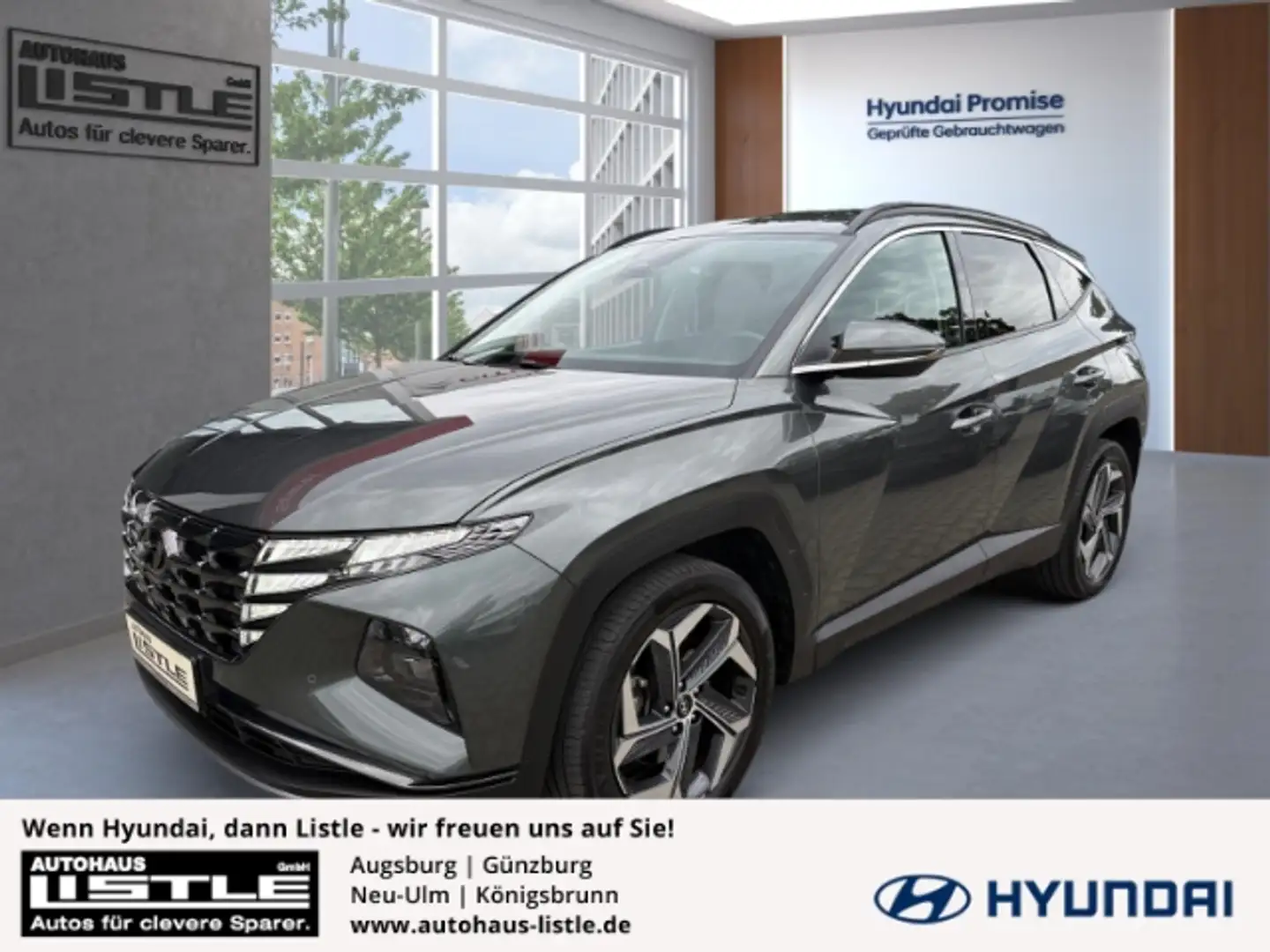 Hyundai TUCSON Trend PHEV 4WD 1.6 T-GDI +KLIMA+LED+NAVI+RFK+UVM+ Grigio - 1