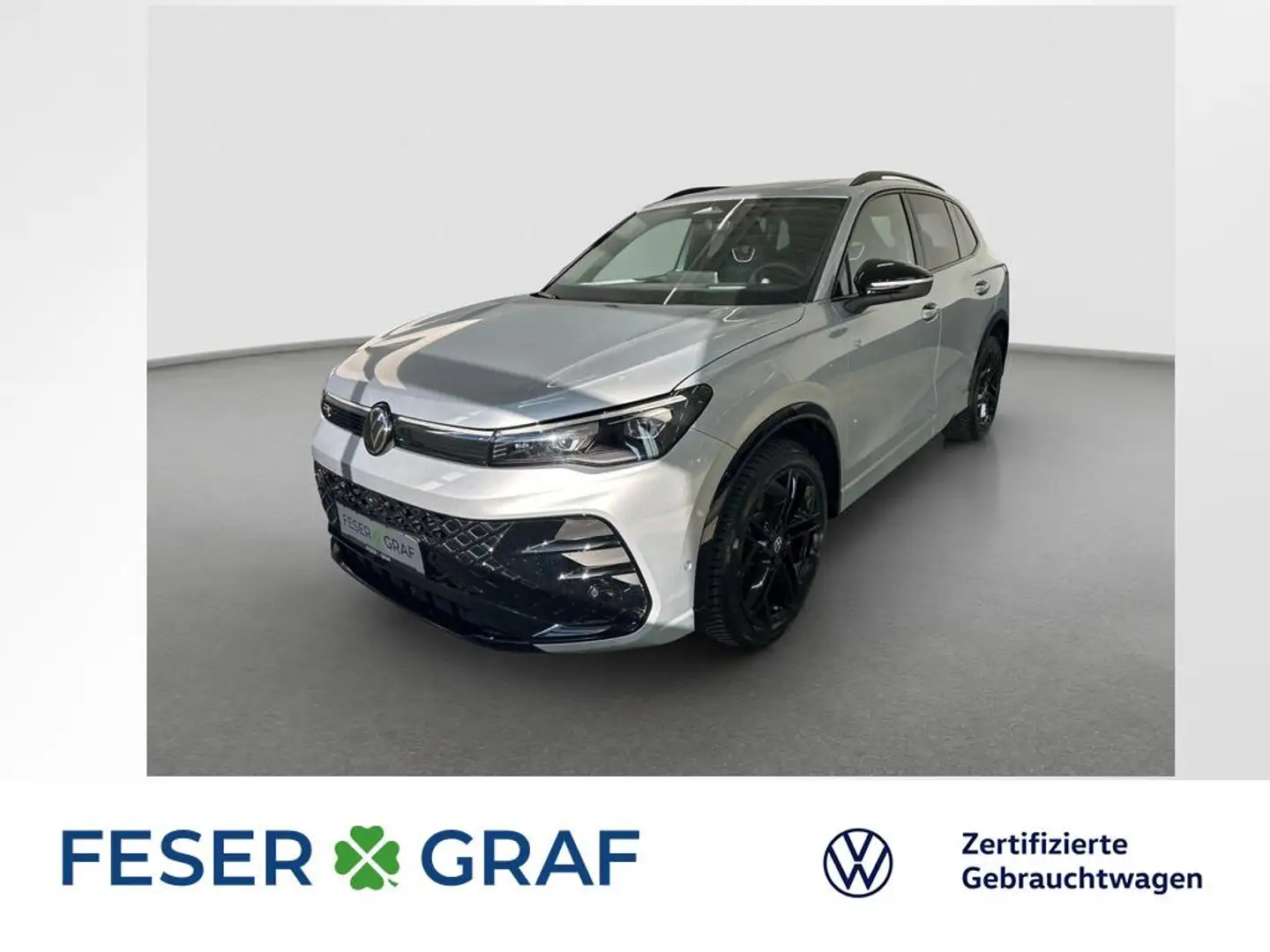 Volkswagen Tiguan R-Line 2.0 TDI 142 kW 4M DSG AHK HUD Pano Silber - 1