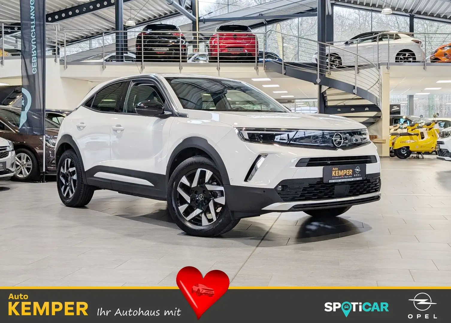 Opel Mokka-E Elektro Elegance Autom. *Kamera*Navi* Weiß - 1