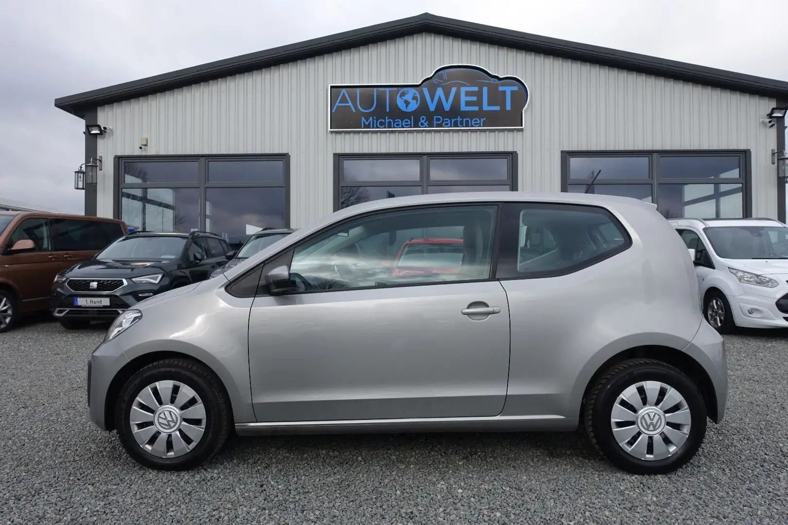 Volkswagen up! move up! 1.0 Benzin+CNG Gas KLIMA SITZH PDC Silber - 1