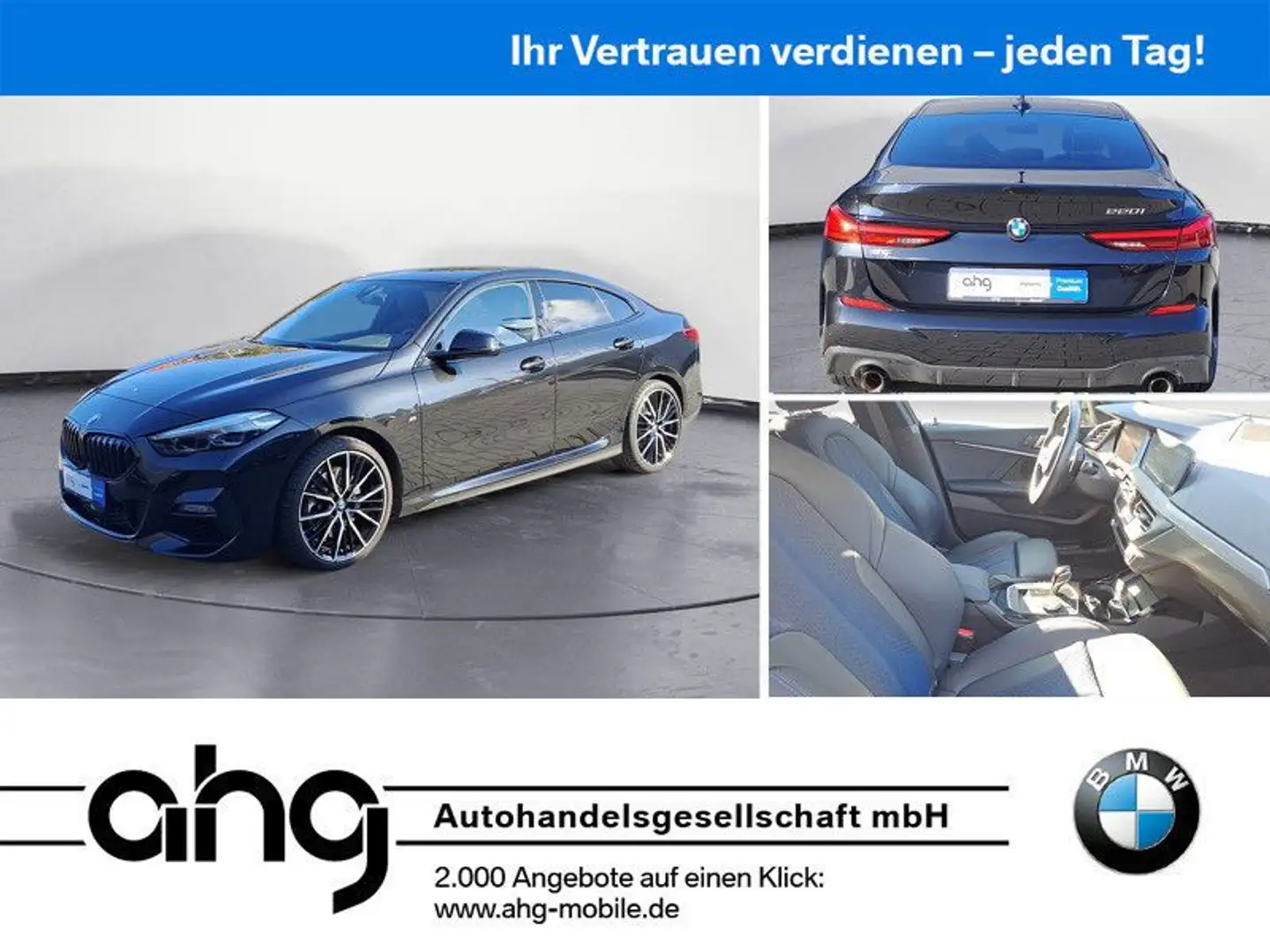 BMW 220i Gran Coupe M-Sport *Shadow*Navi*Komfortzuga Noir - 1