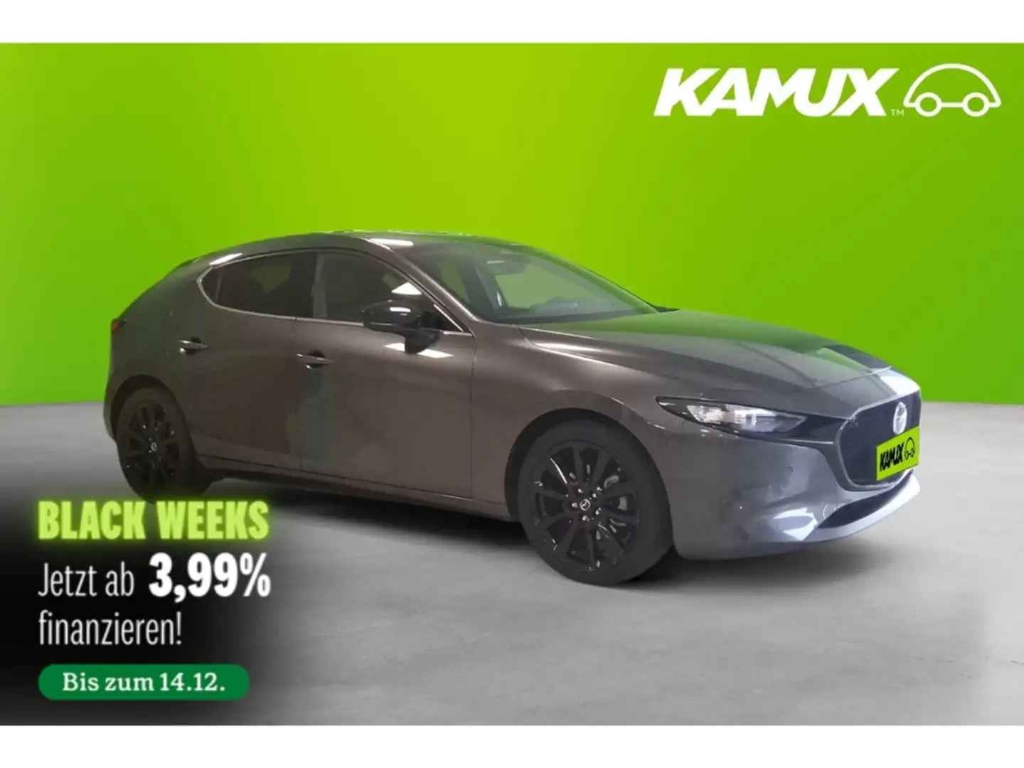 Mazda 3 e-Skyactiv G Aut.Homura+LED+NAVI+HUD+KAMERA Grau - 1