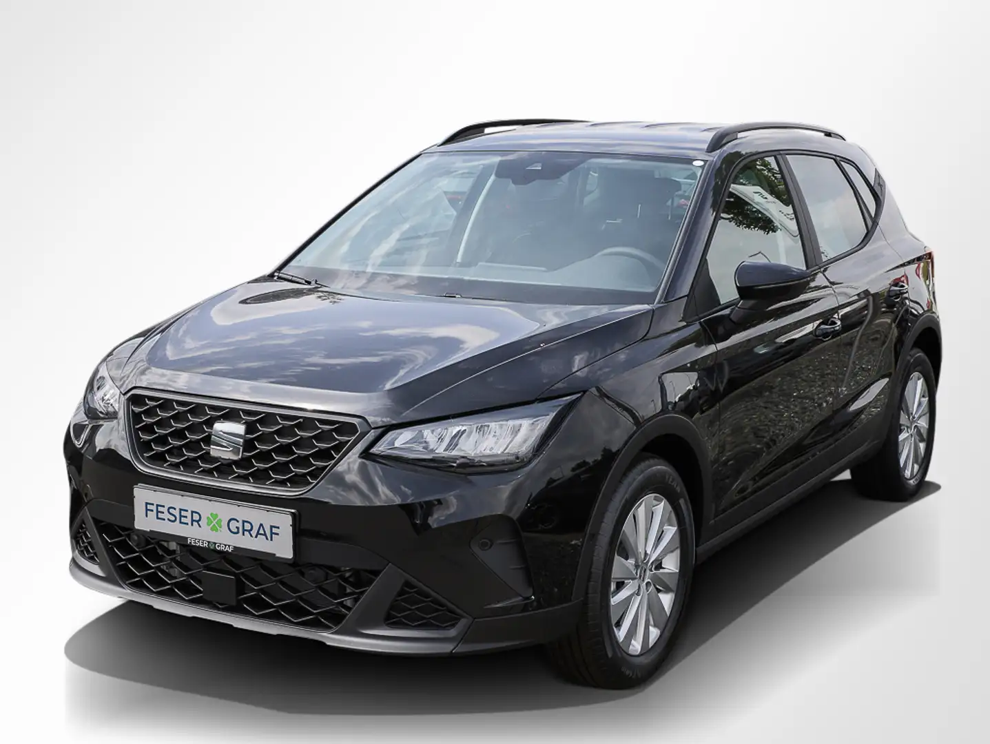 SEAT Arona 1.0 TSI Road Edition DSG Navi RüKa Sitzh. Schwarz - 1