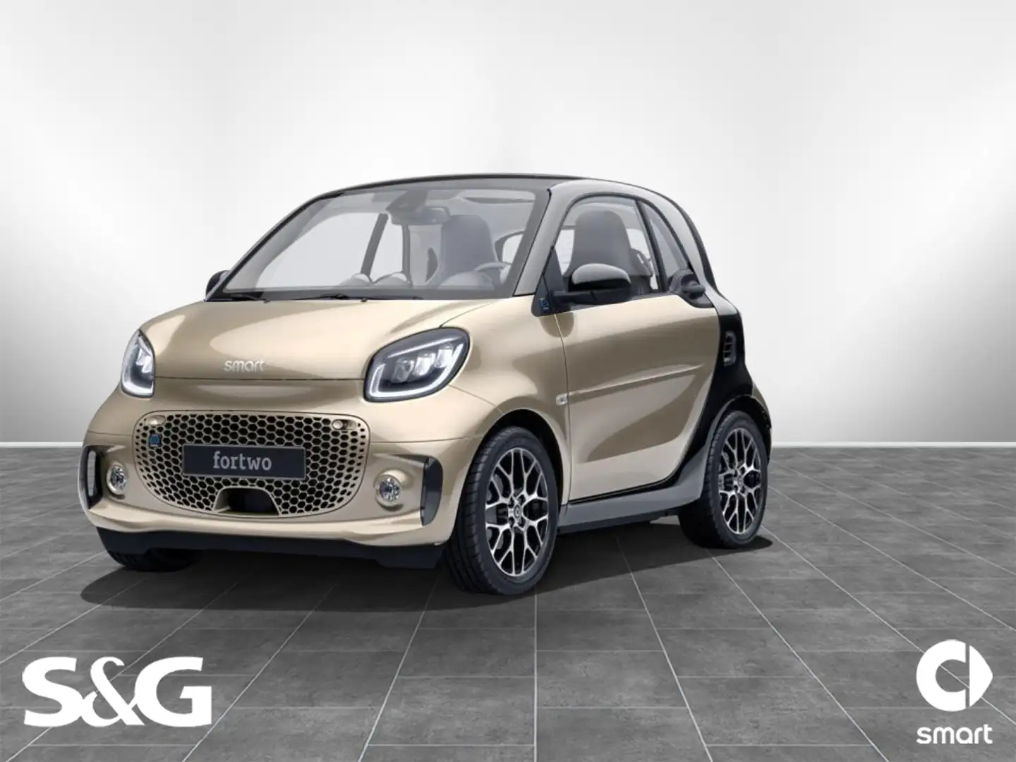 smart forTwo EQ coupé TEMPOMAT+22KW+SITZHEIZUNG+16" Bronze - 1