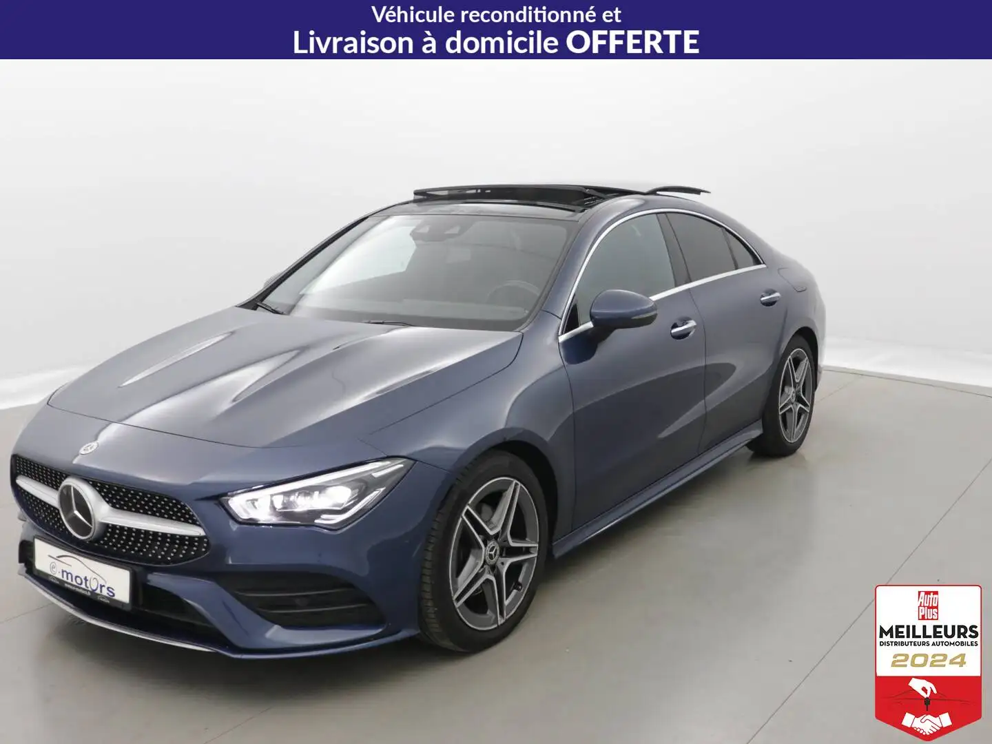 Mercedes-Benz CL CLA Coupé 180d 7G-DCT AMG Line +Toit +GPS Blue - 1