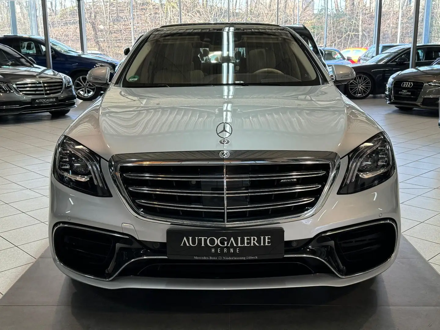 Mercedes-Benz S 63 AMG 4M+ LANG*EXCLUSIVE*PANO*HUD*3XTV*VOLLL Argent - 2