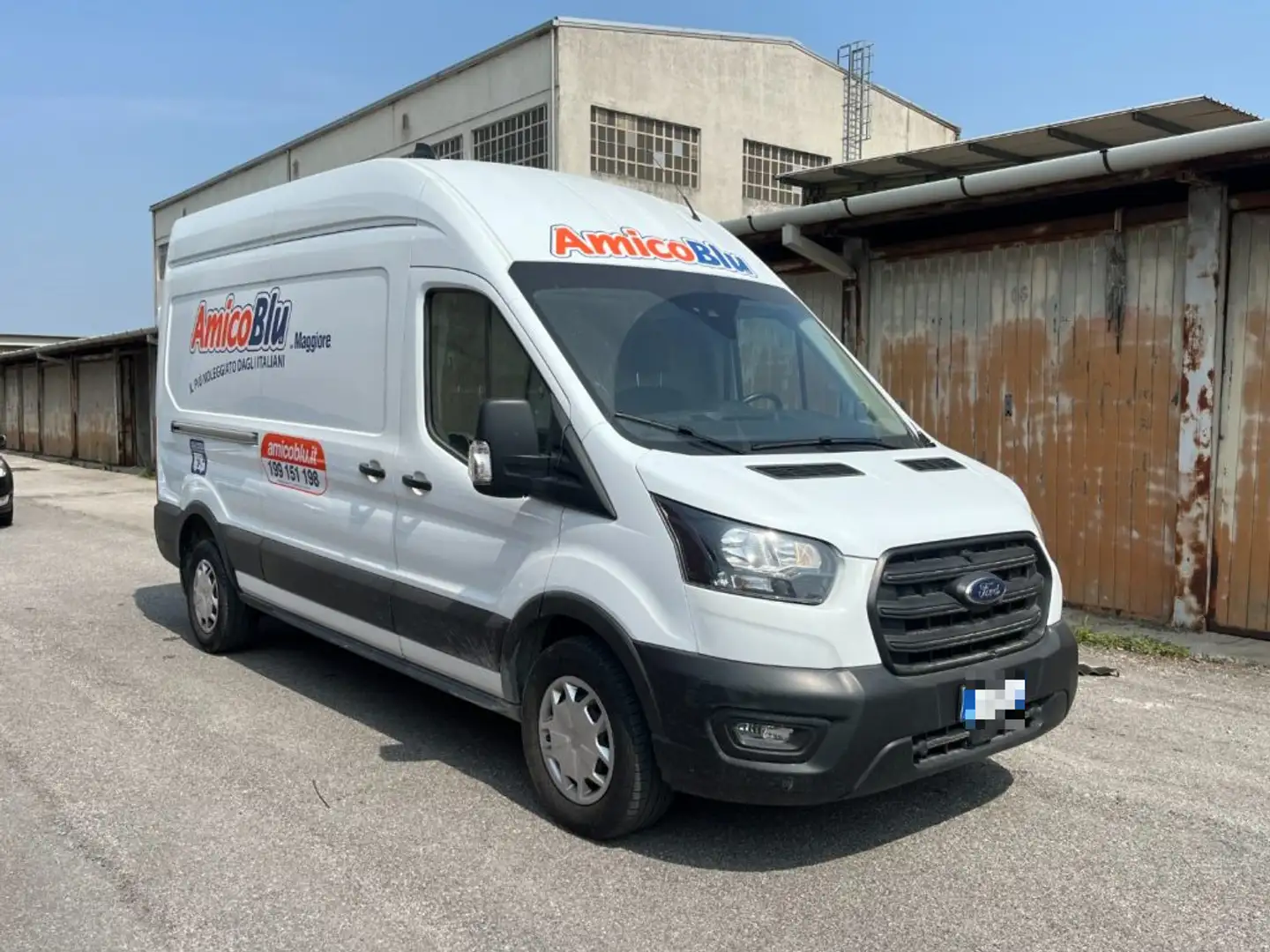 Ford Transit 350 2.0TDCi EcoBlue 170CV L3H3 Furgone Trend Bianco - 1