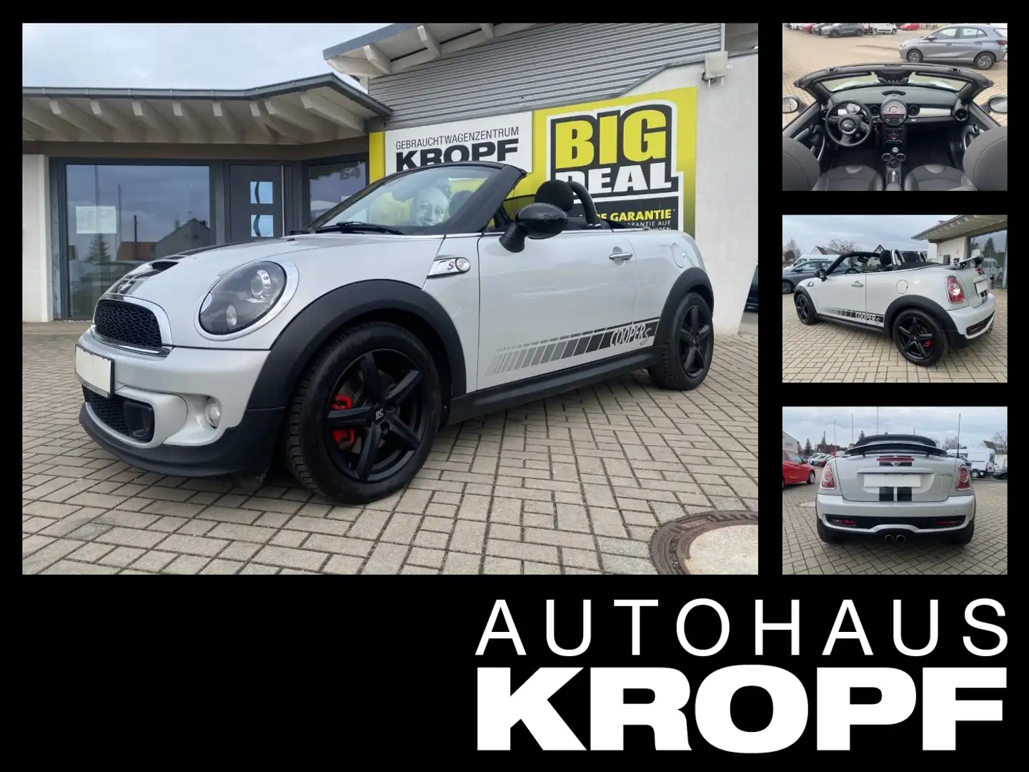 MINI Cooper S Roadster 184 PS Einparkhilfe 1.Hand Argent - 1