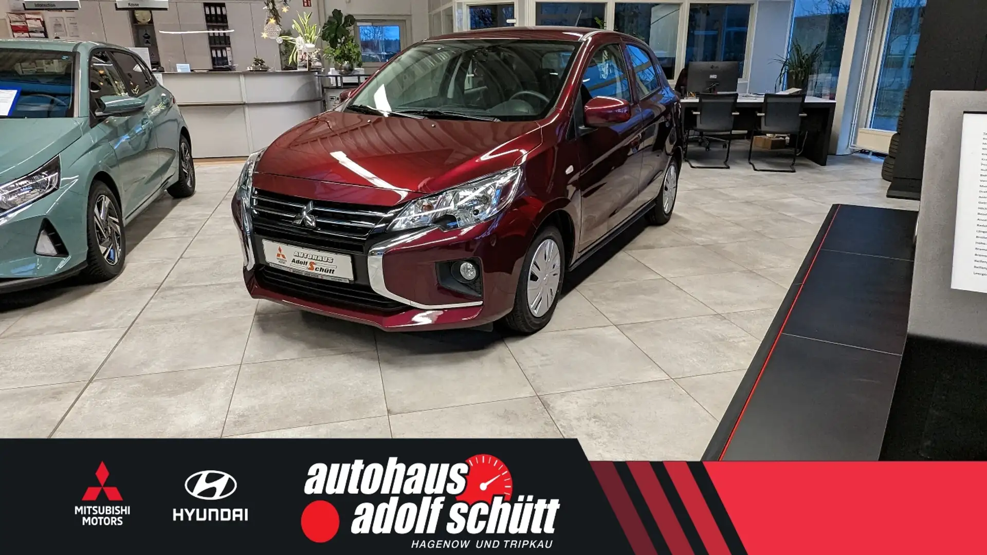 Mitsubishi Space Star Select 1.2 MIVEC 5-Gang Rood - 1