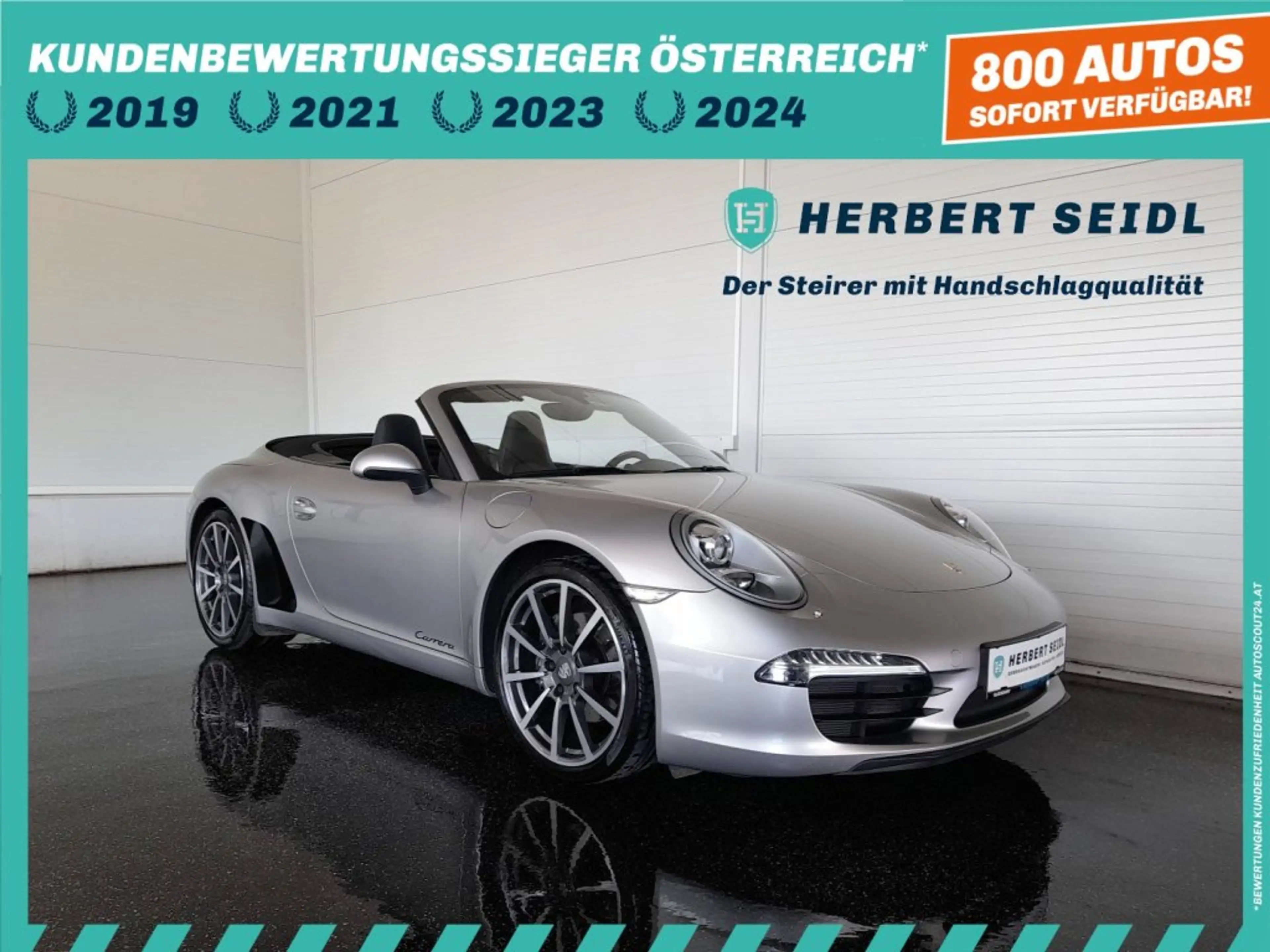 Porsche 911 Carrera Cabrio SPORT-CHRONO / WENIG KM