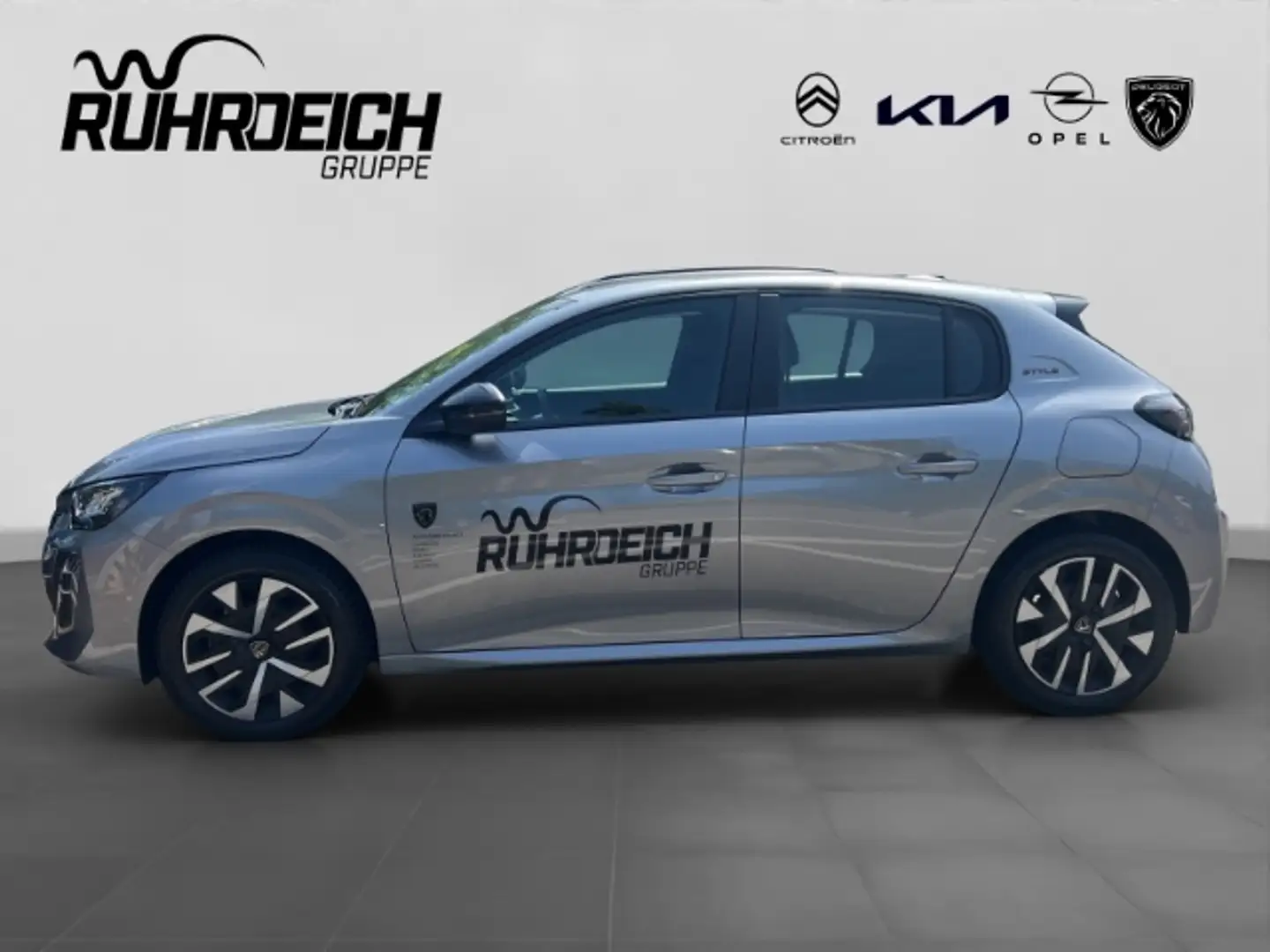 Peugeot 208 Style PT 100 +Apple CarPlay+AndroidAuto+SHZ+Fahrer Gris - 2
