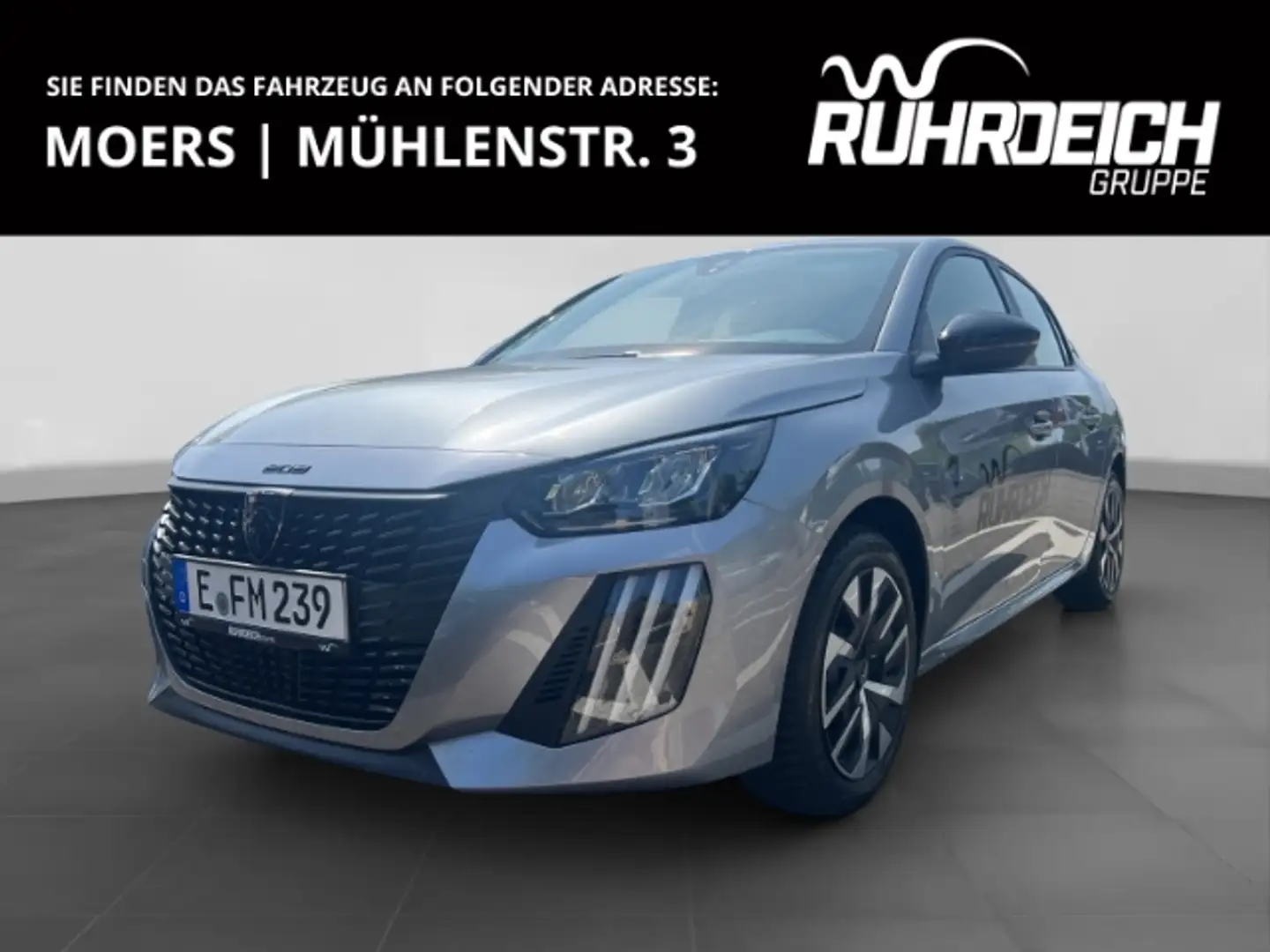 Peugeot 208 Style PT 100 +Apple CarPlay+AndroidAuto+SHZ+Fahrer Gris - 1