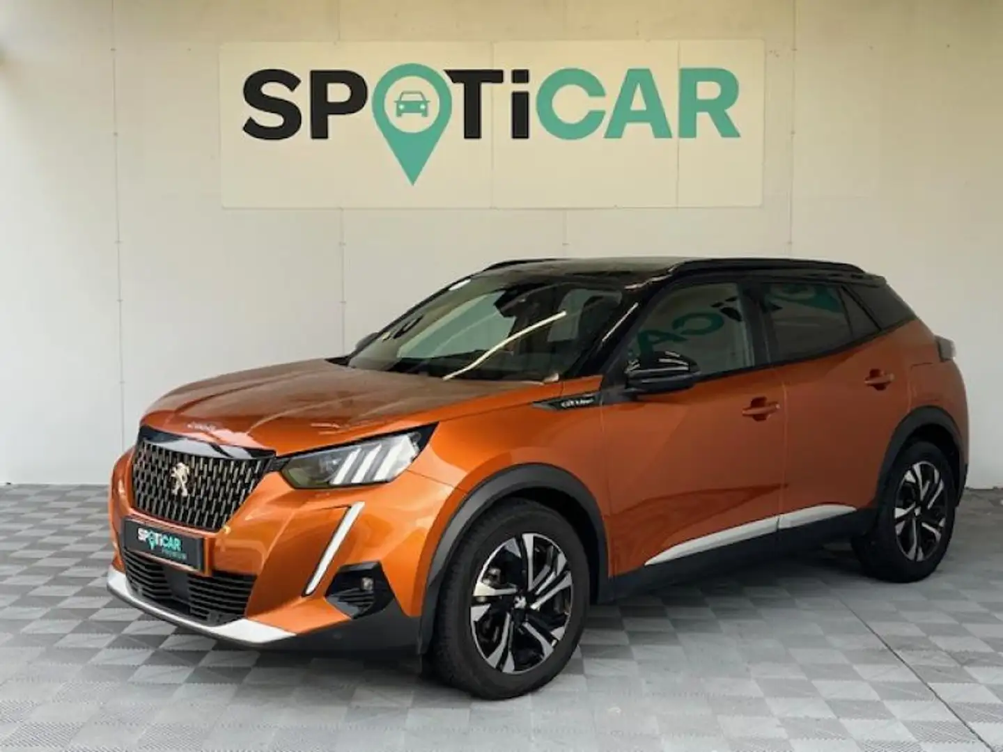 Peugeot 2008 1.2 PureTech 130ch S\u0026S Allure EAT8 Orange - 1