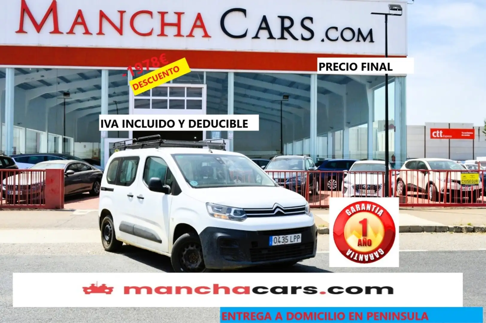 Citroen Berlingo Combi BlueHDi S&S Talla M Live Pack Busin Blanco - 1