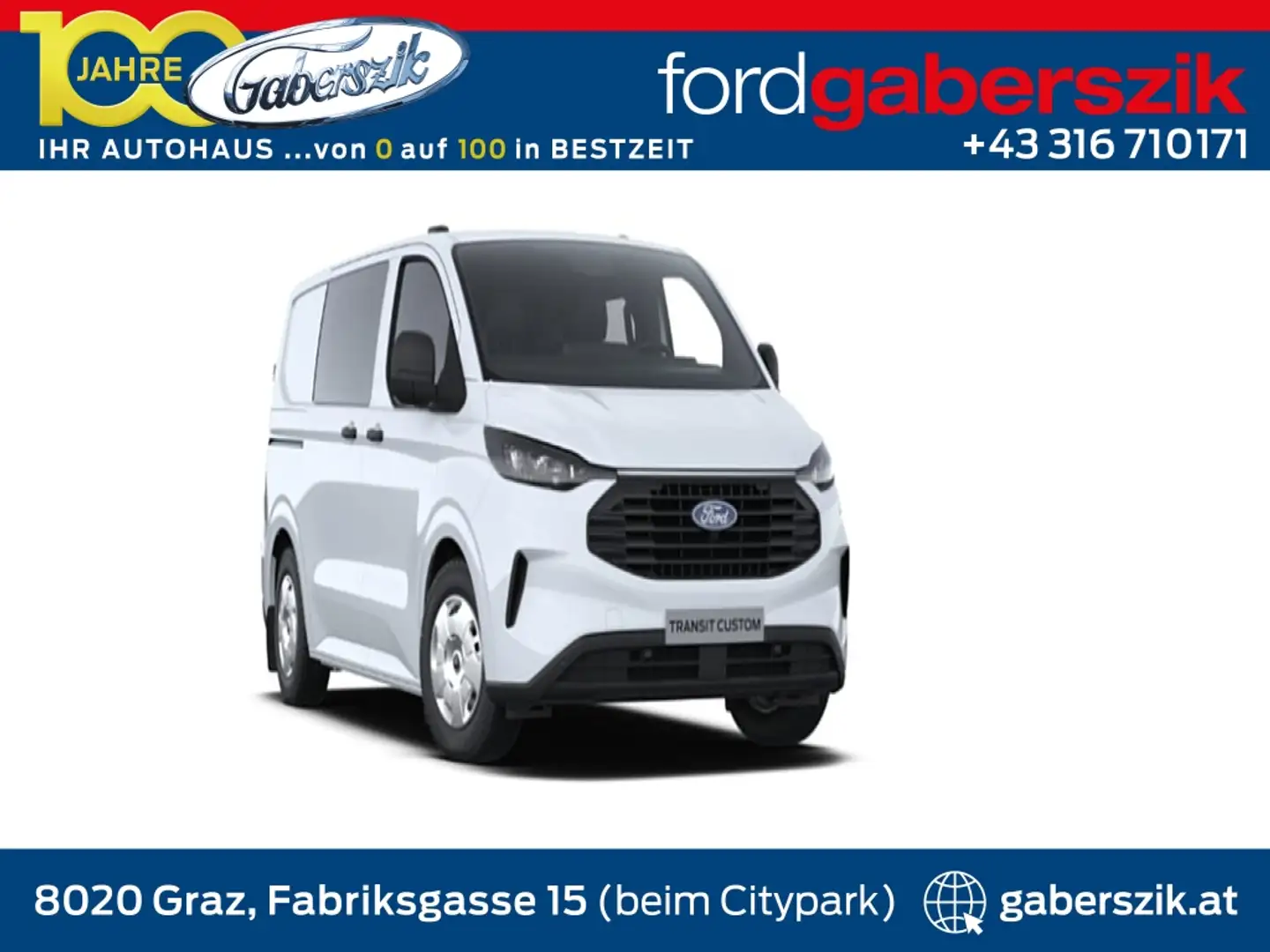 Ford Transit Transit Custom Kasten DK 2,0 EcoBlue L2H1 320 T... Weiß - 1