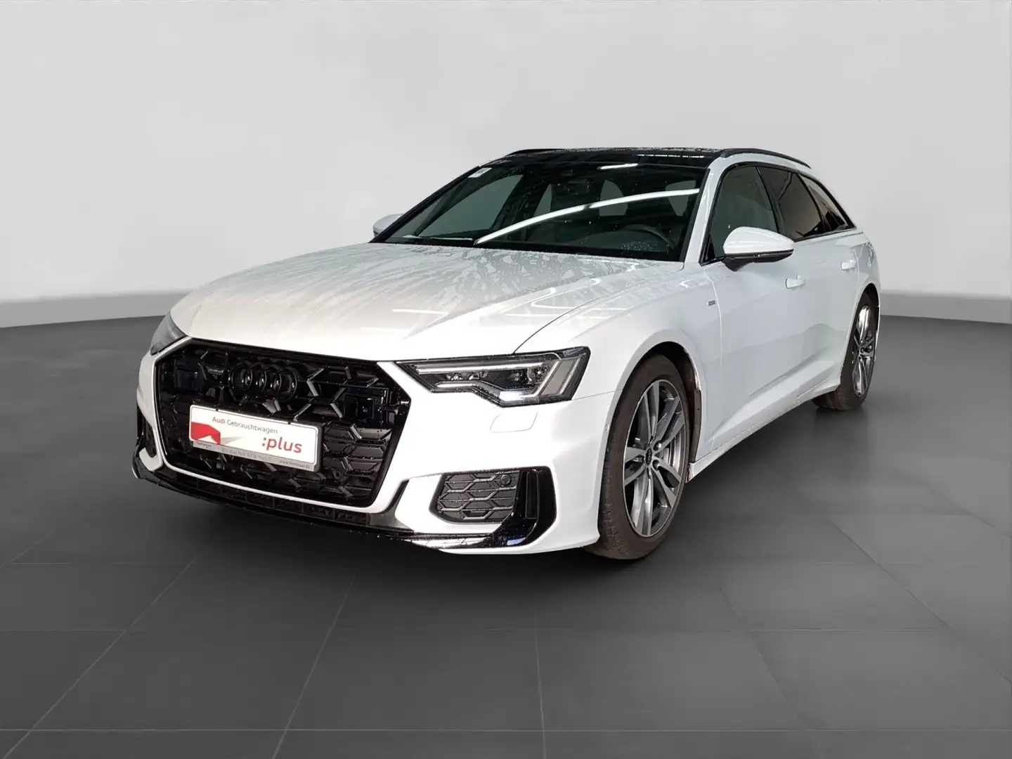 Audi A6 45 TDI Q S LINE PANO ALCANTARA MATRIX A Weiß - 2