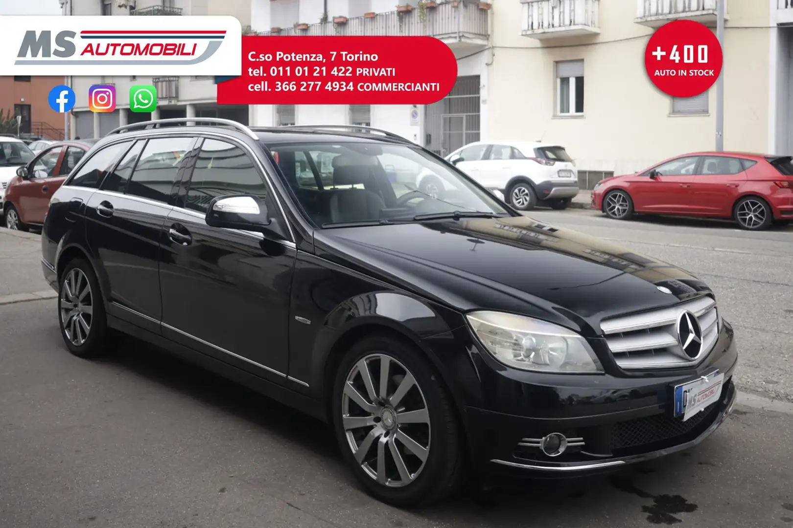 Mercedes-Benz C 200 Mercedes-Benz Classe C 220 CDI S.W. Avantg. 125KW Schwarz - 1
