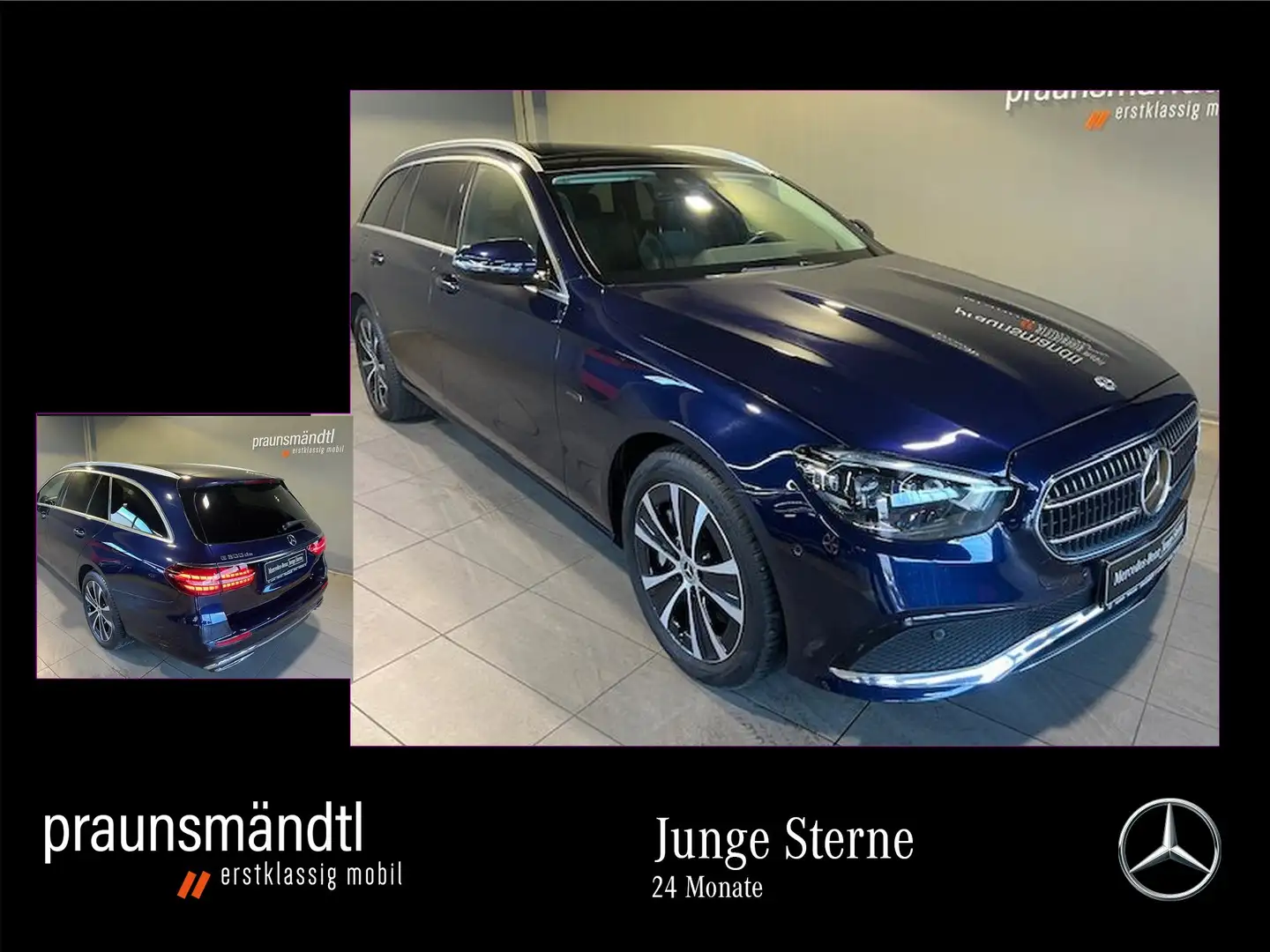 Mercedes-Benz E 300 de T Avantgarde Pano/MBUX/Distr/HeadUp/LED Bleu - 1