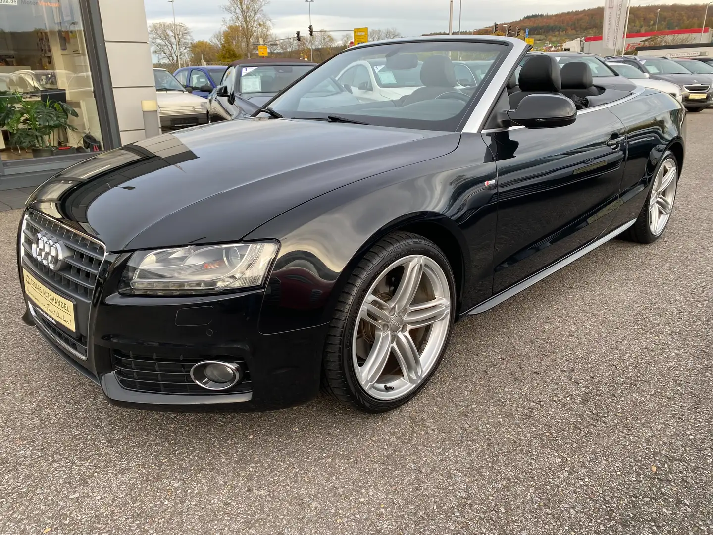 Audi A5 Cabrio 2.0 TFSI Aut. 155kW S line Sport Navi Xenon Schwarz - 1