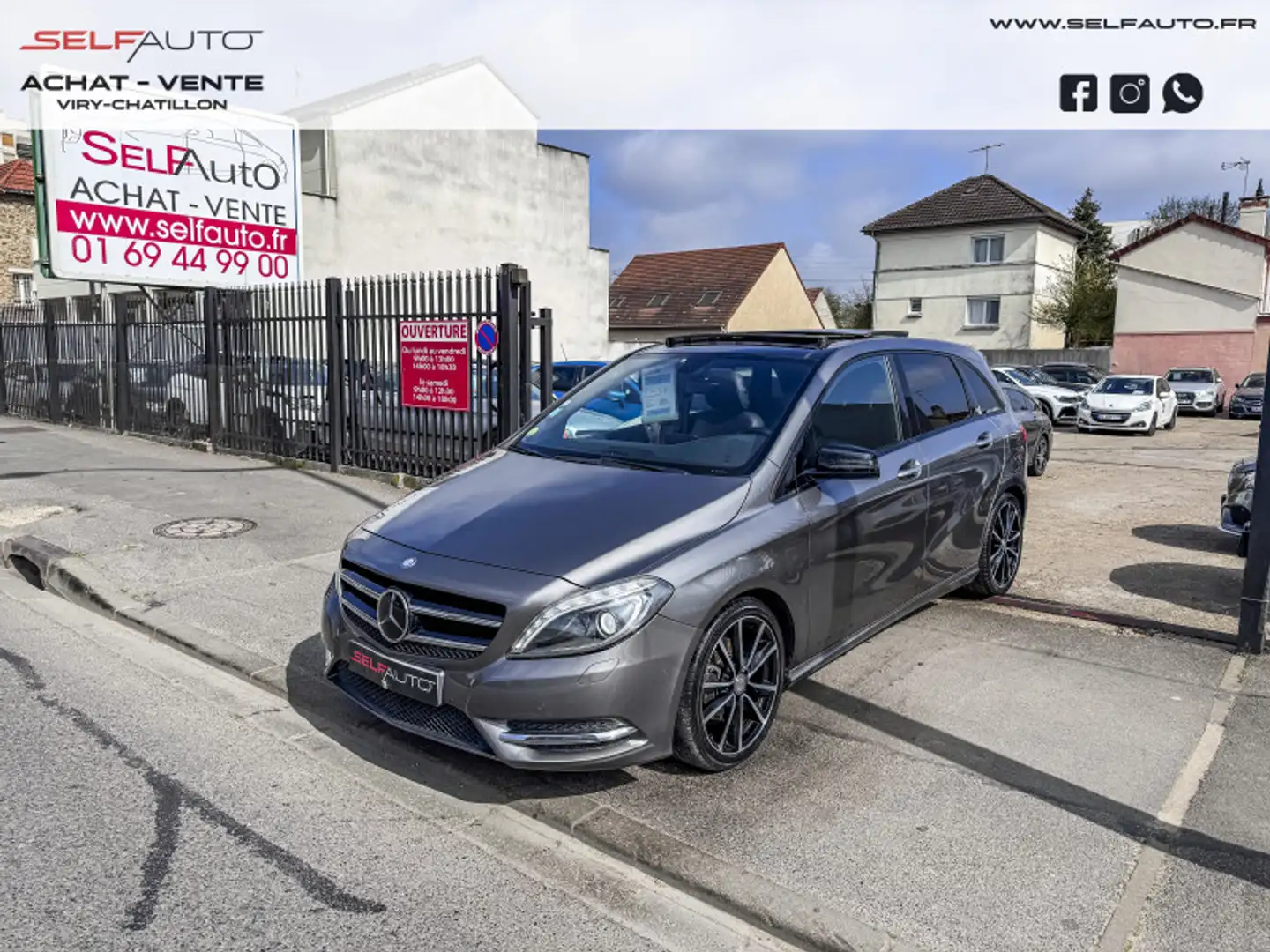 Mercedes-Benz B 180 180 CDI 1.8 FASCINATION 7G-DCT Gris - 1