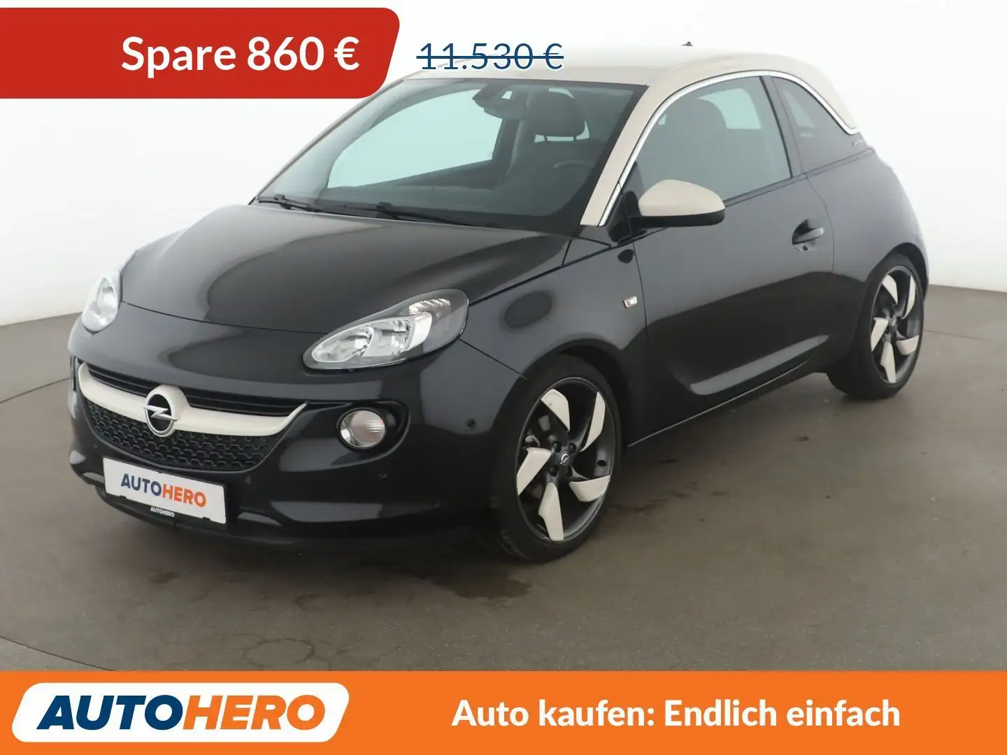 Opel Adam 1.4 Slam ecoFlex*TEMPO*PDC*SHZ*PLA*ALU*LIM* Schwarz - 1