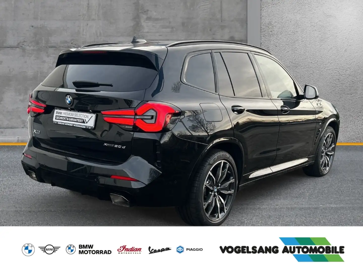 BMW X3 xDrive 20d M Sport Head-Up 20'LM Komfort-Fahrwerk Schwarz - 2