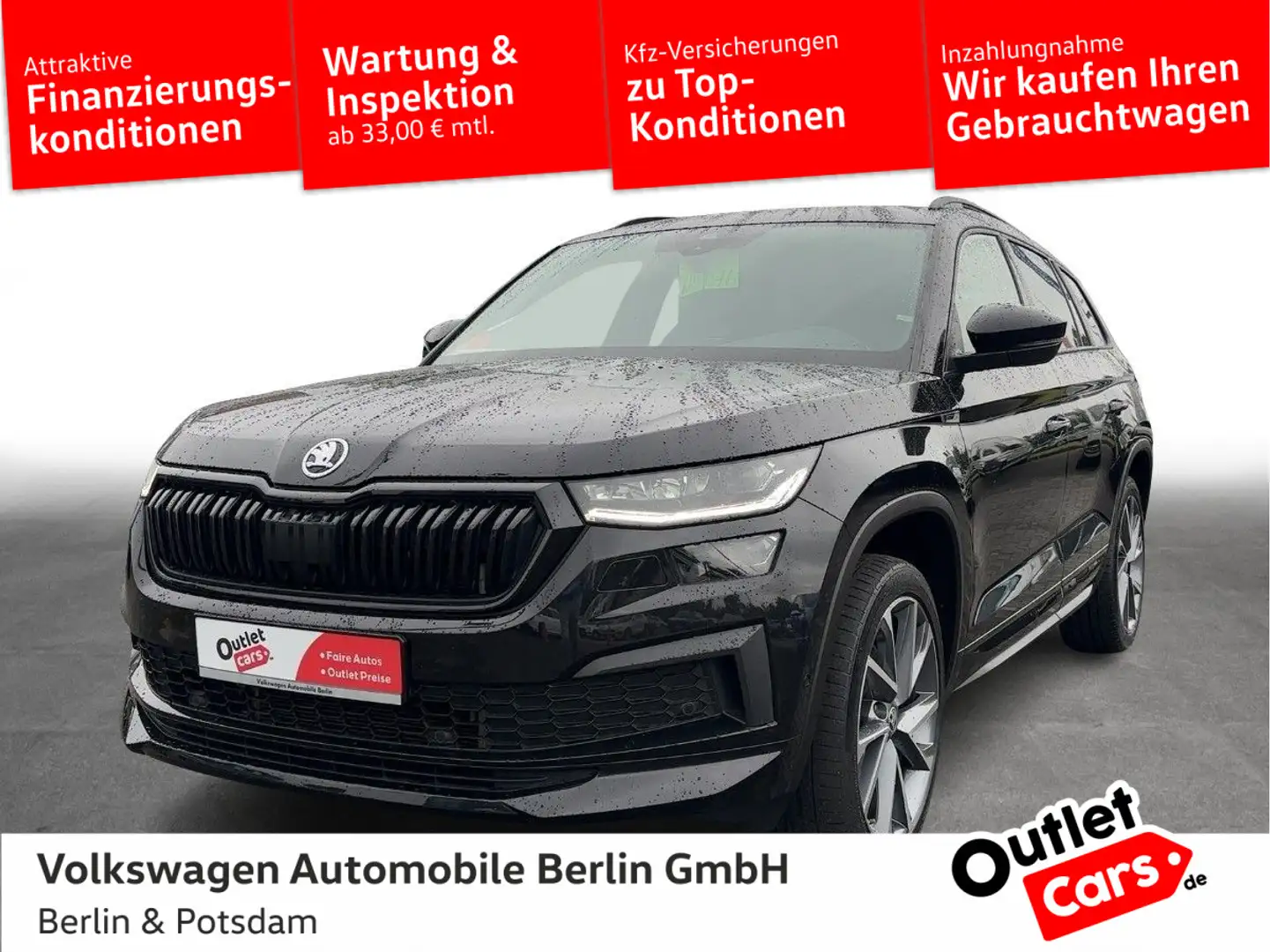 Skoda Kodiaq 2.0TDI DSG Sportline 4x4 STHZG P-DACH*Out Noir - 1