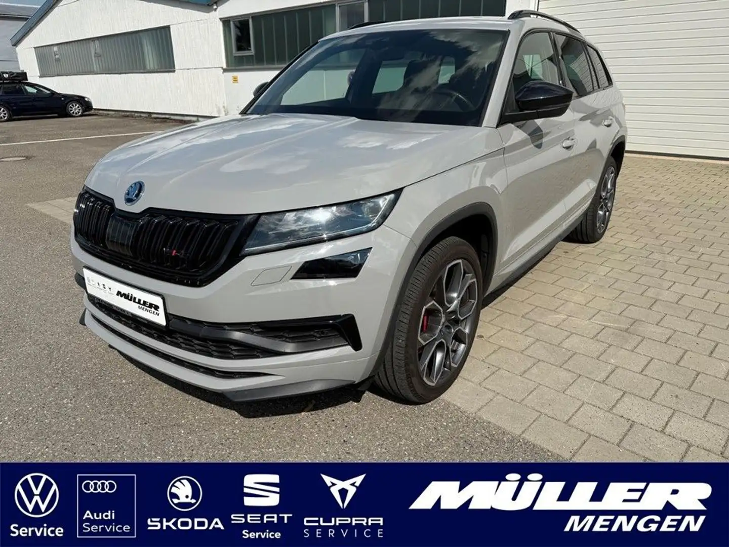 Skoda Kodiaq RS 4x4 AHK|NAVI|CANTON Grijs - 1