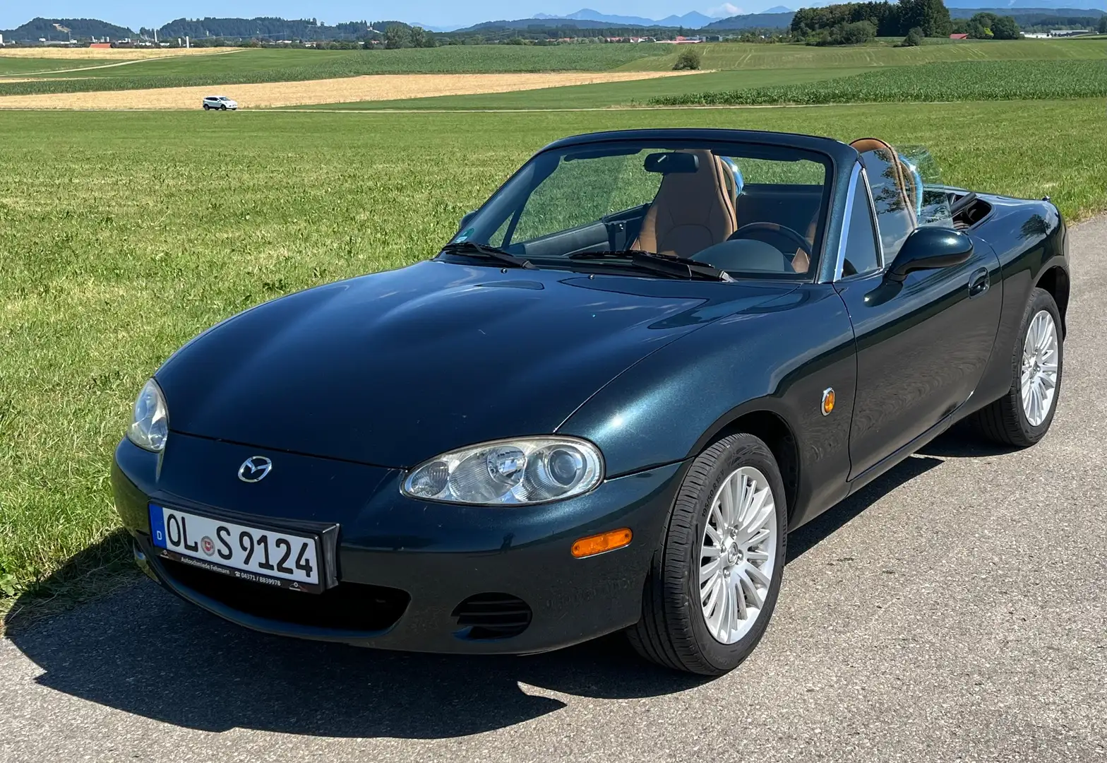 Mazda MX-5 MX 5 1.9i 146PS # Impuls # Racinggreen # Leder Grün - 1