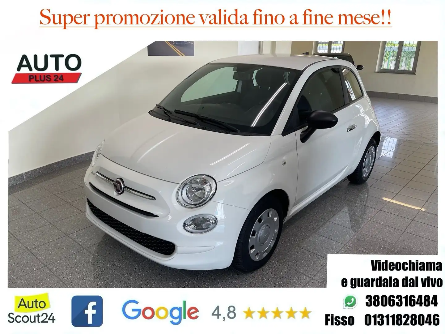 Fiat 500 1.0 Hybrid Cult SCONTO "PROMO PLUS" Bianco - 1