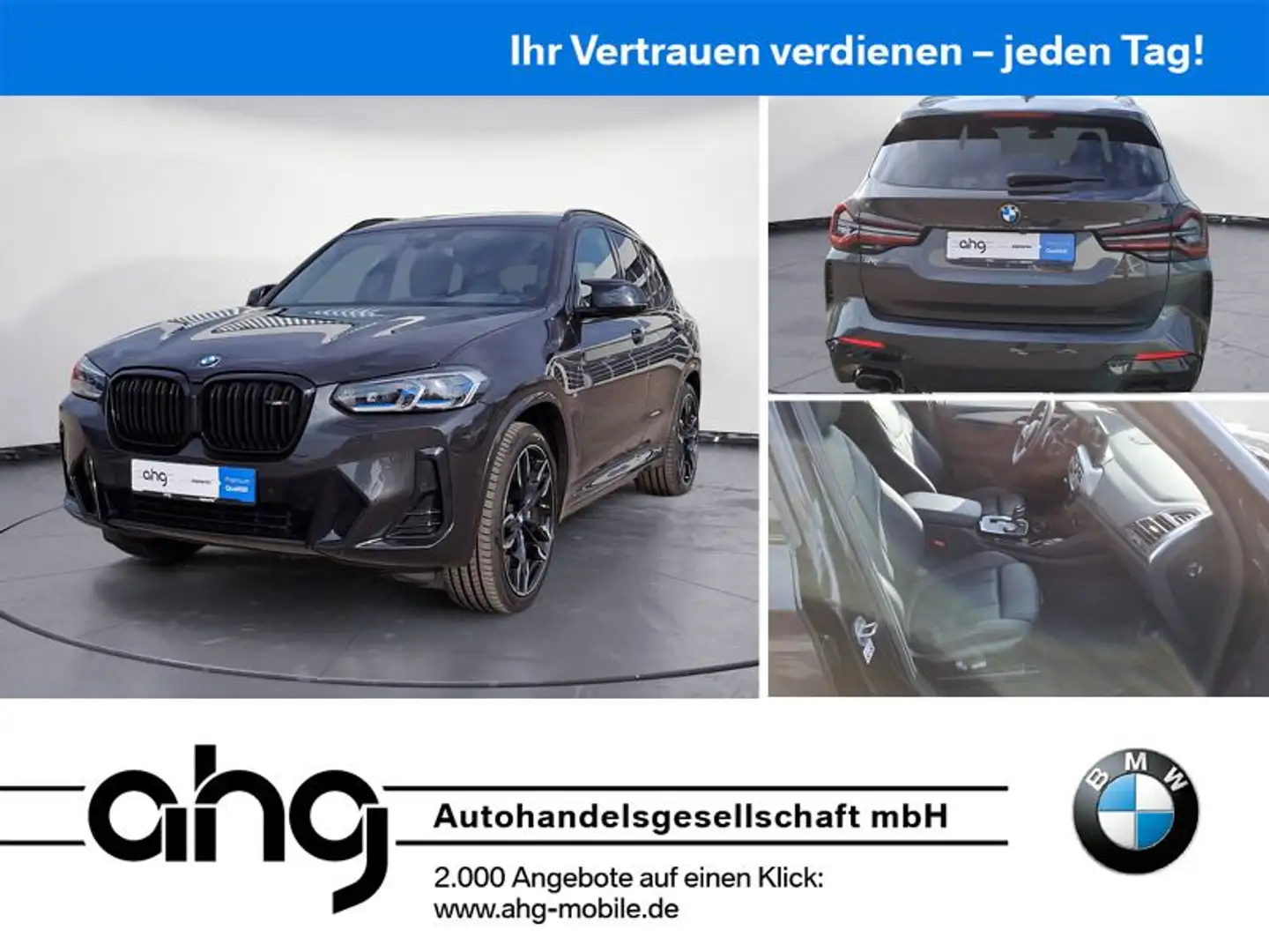BMW X3 M d Top Ausstattung Grau - 1