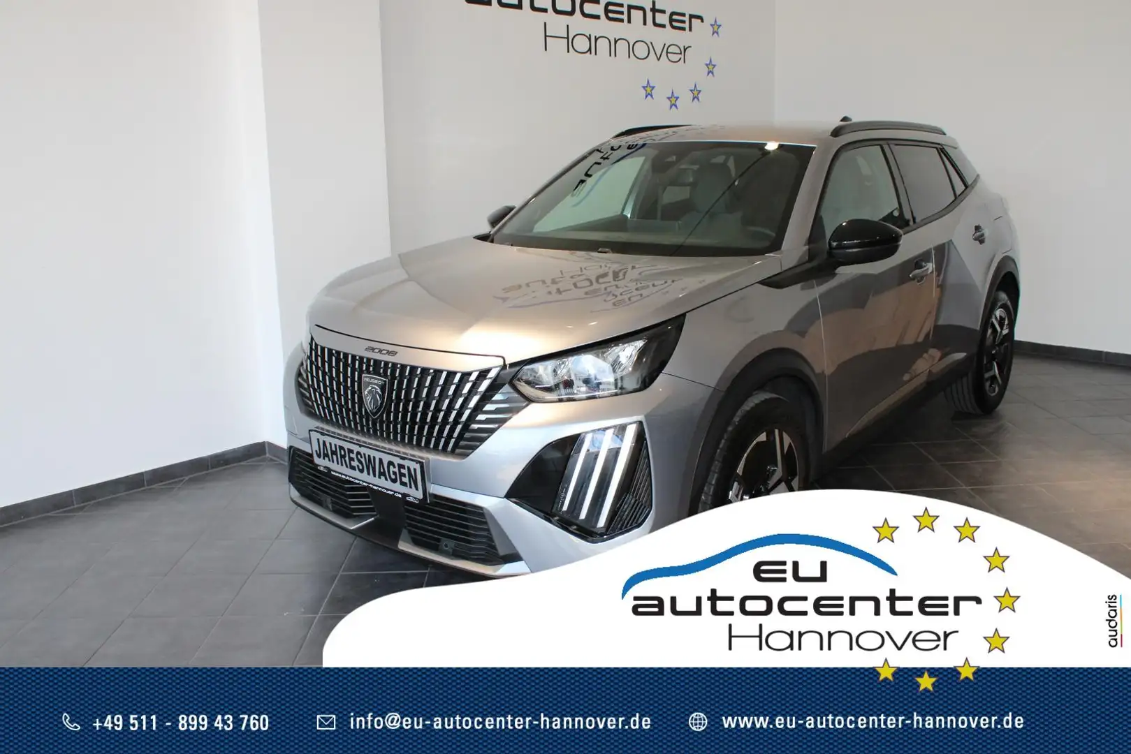 Peugeot 2008 Allure 1.2 PT 130 AT8 LED,NAVI,KAMERA 180 Grau - 1