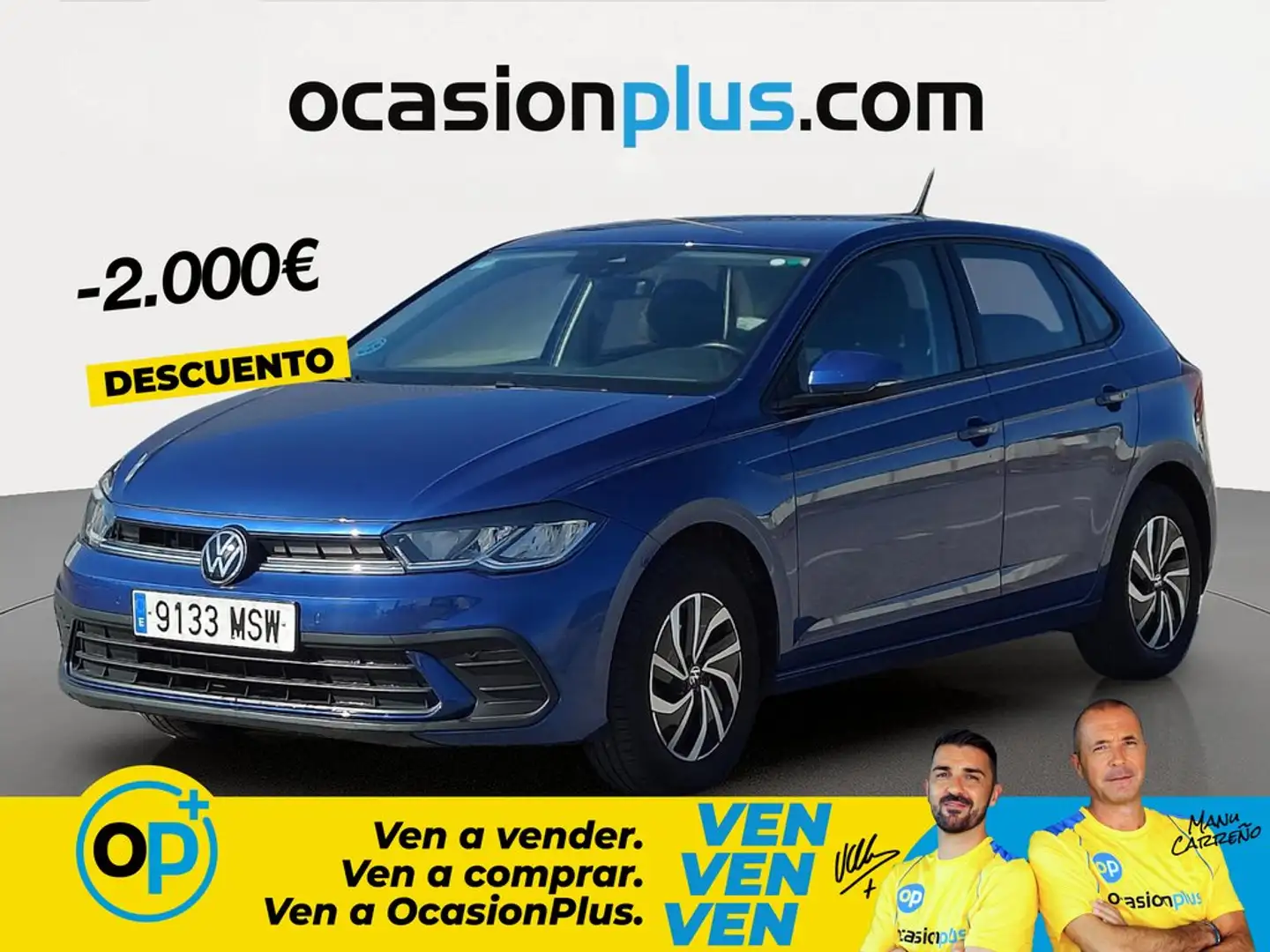 Volkswagen Polo 1.0 TSI Life DSG 70kW Azul - 1
