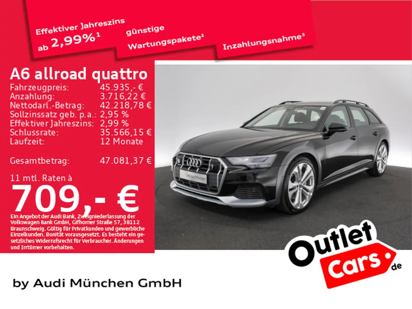 Audi A6 allroad A6 allroad 55 TDI qu. tiptr. Virtual+/Navi+ Schwarz - 1