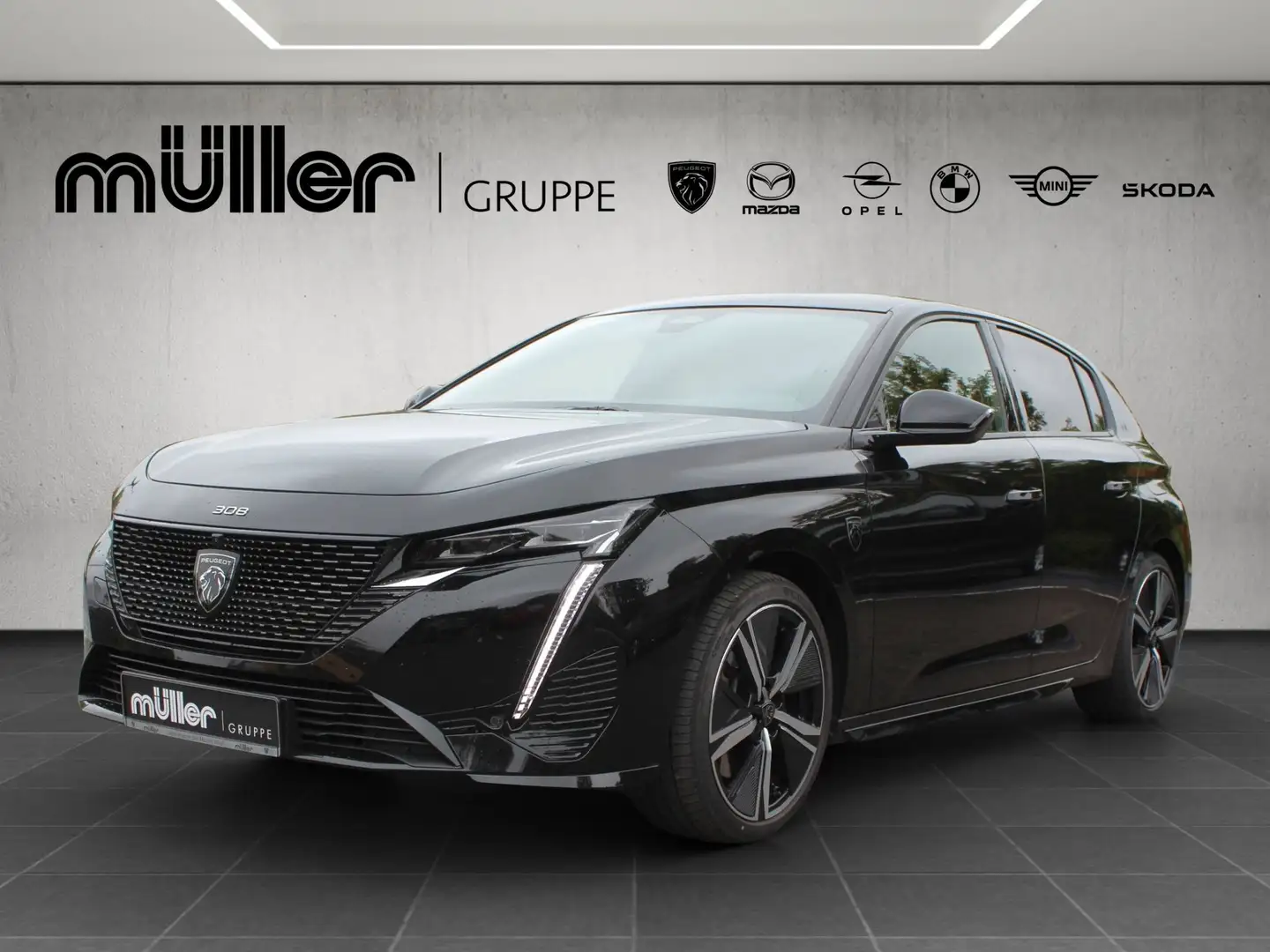 Peugeot 308 Plug-In Hybrid 180 EAT8 GT Noir - 1