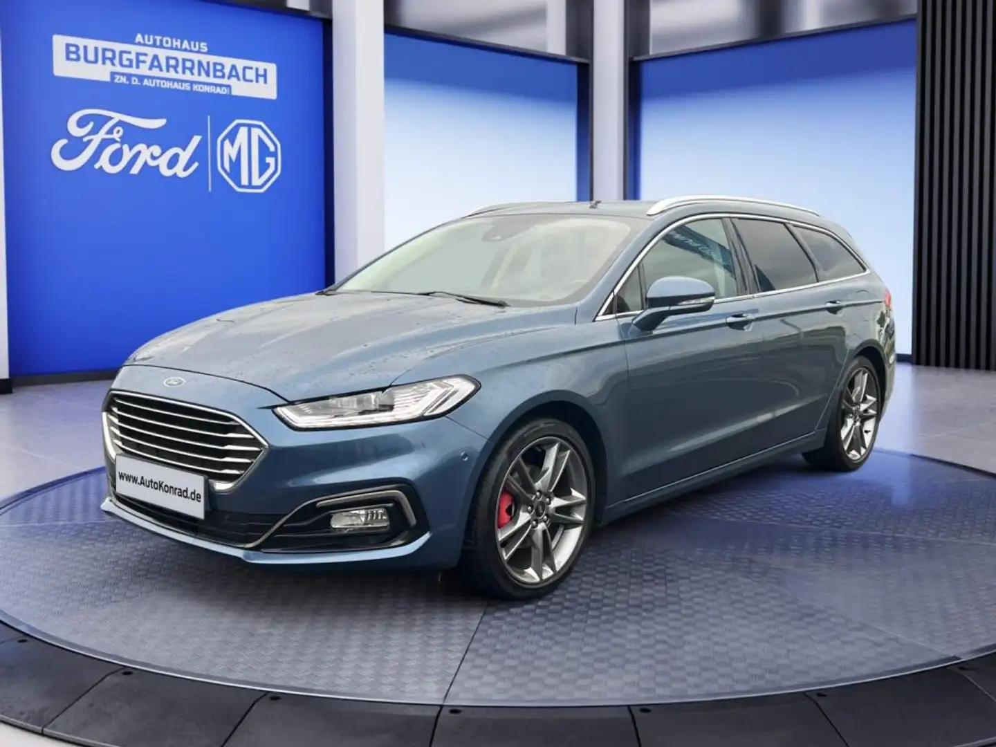 Ford Mondeo Turnier 2.0 EcoBlue Aut.Titanium*LEDER*ADAPLED*DAB Bleu - 1