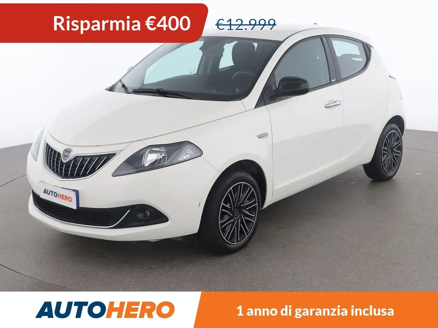 Lancia Ypsilon 1.0 Mild-Hybrid Gold 69 CV MHEV Bianco - 1