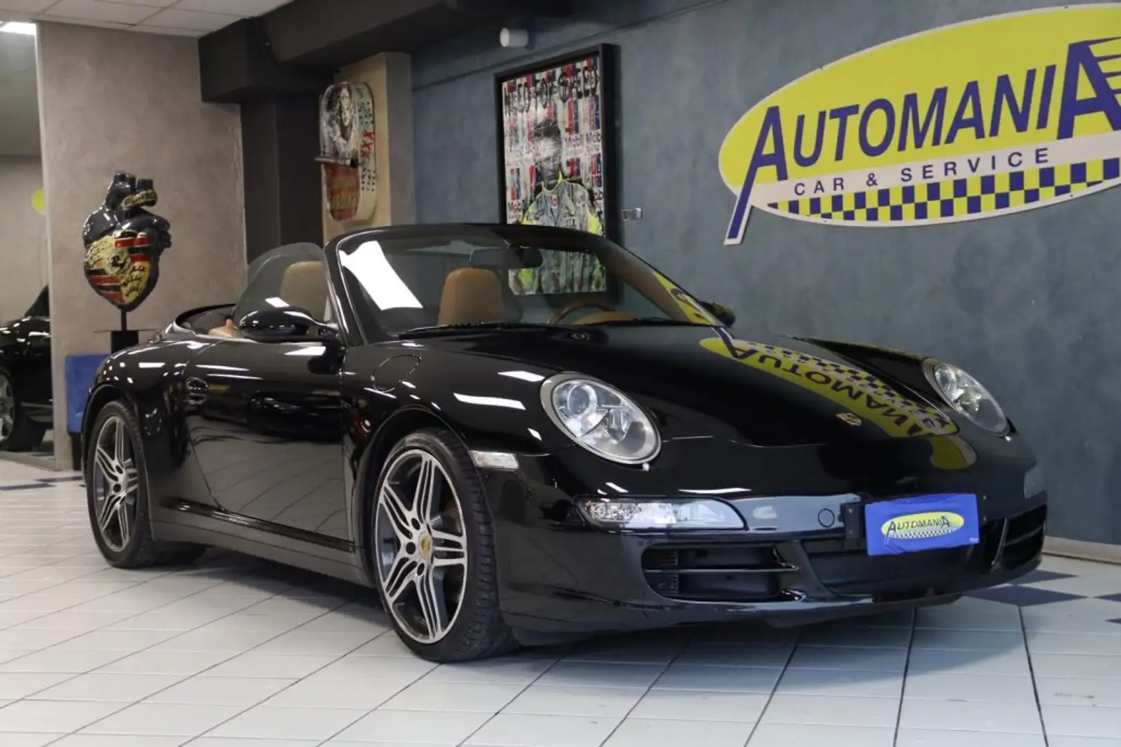 Porsche 911 997 Carrera 4S Cabriolet Nero - 1
