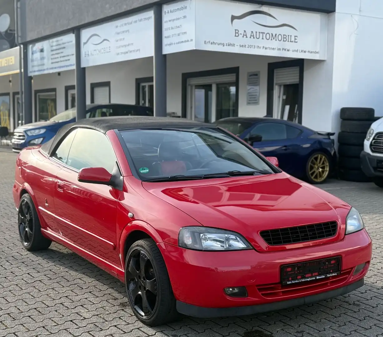 Opel Astra G Cabrio 1.6 16V Linea Rossa Bertone Rot - 1