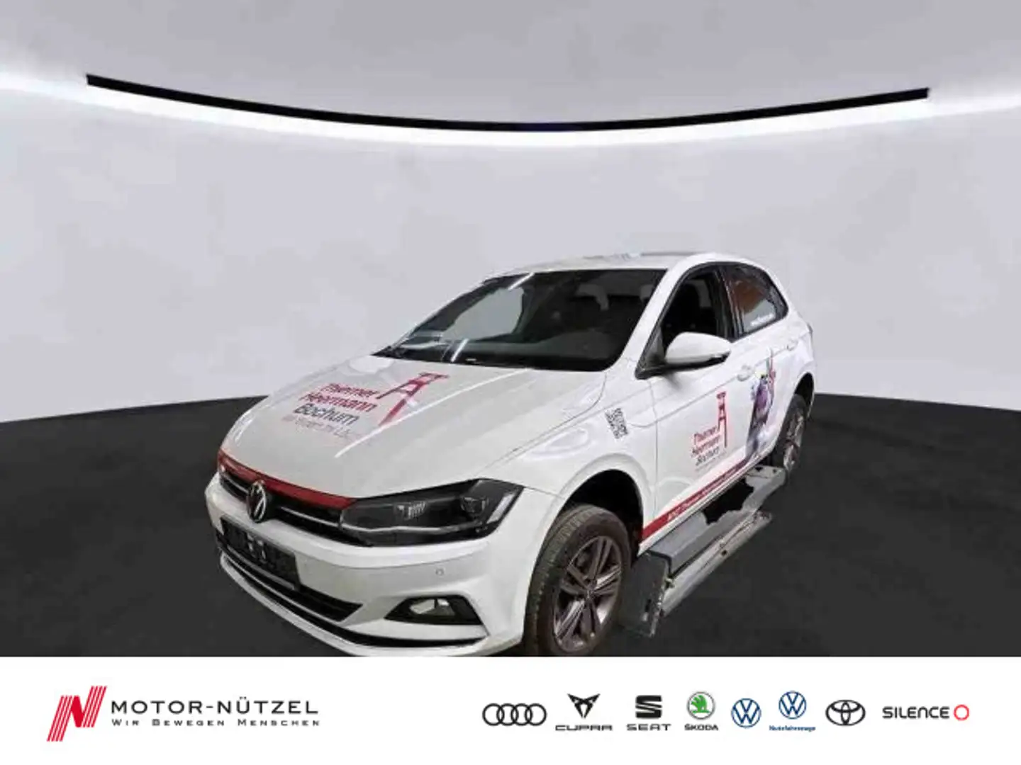 Volkswagen Polo 1.0 TSI HIGHLINE LED+NAVI+ACC+SHZ+2xPDC+DAB Weiß - 1