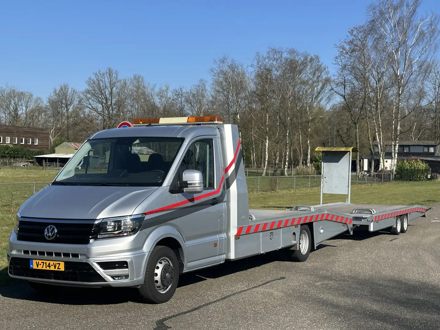 Volkswagen Crafter 50 2.0TDI 177PK Oprijwagen Tijhof AluLiner + Aanha Zilver - 2