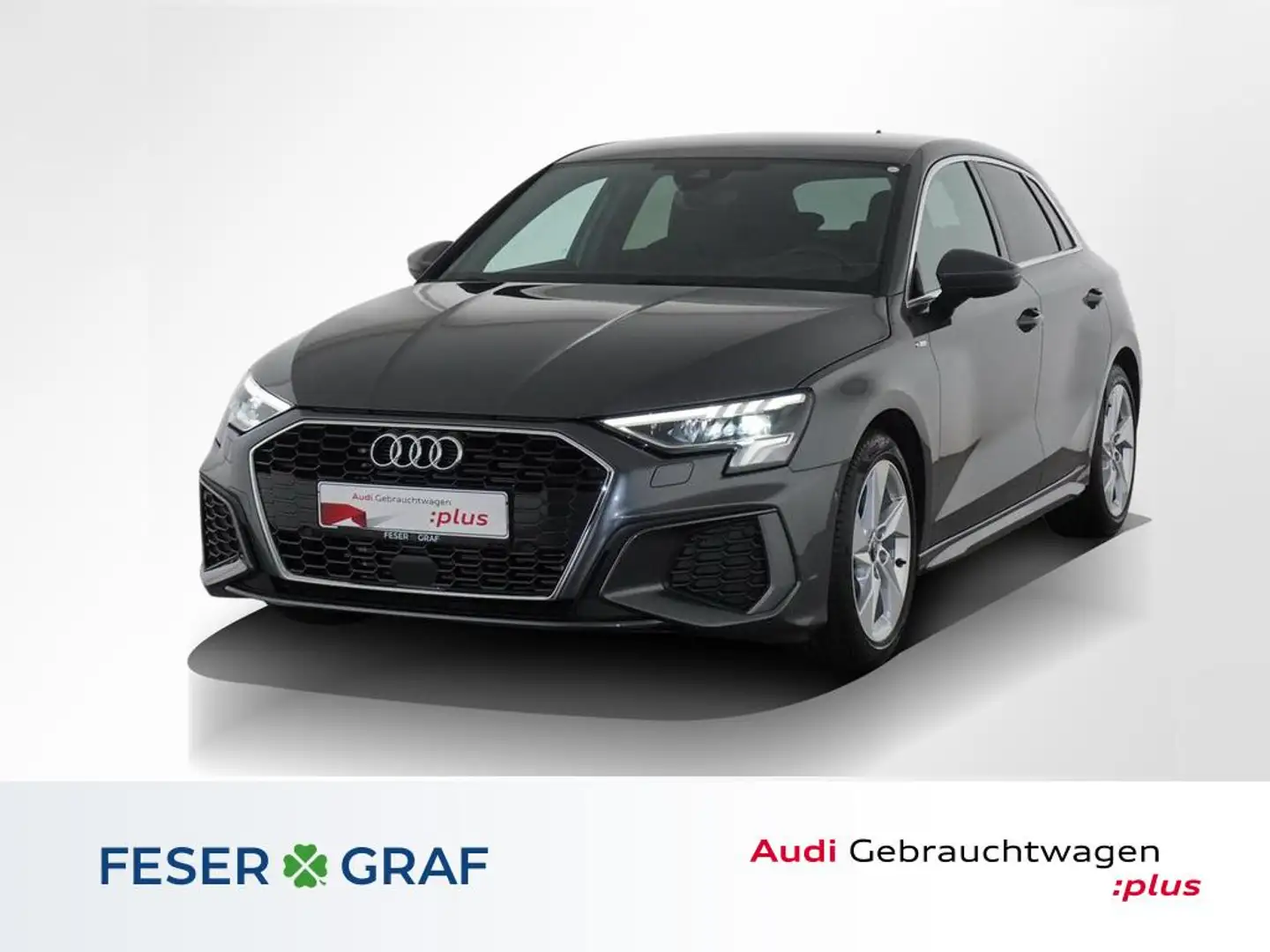 Audi A3 35 TFSI Sportback S line S tronic LED Virtual Grau - 1