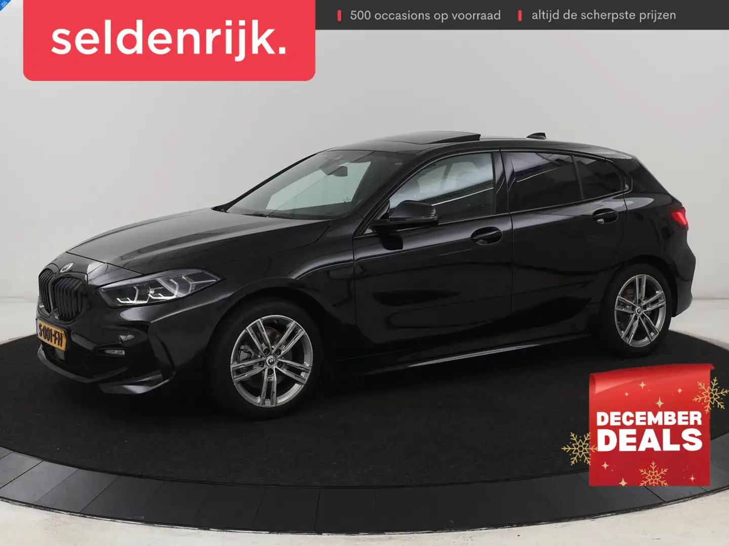 BMW 118 1-serie 118i M Sport | Panoramadak | Stoelverwarmi Zwart - 1