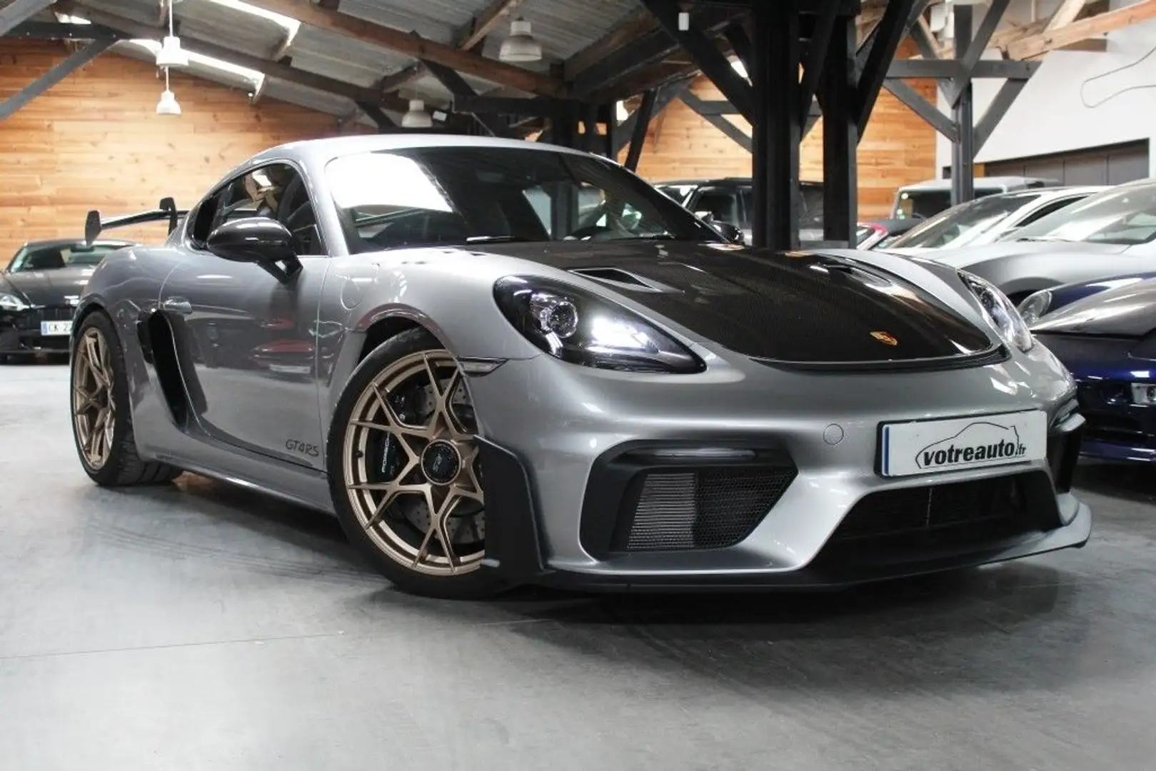 Porsche Cayman (982) CAYMAN 4.0 GT4 500 RS PDK Argent - 1