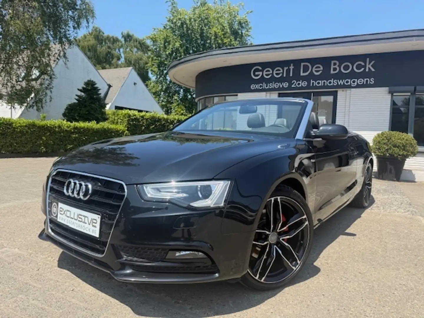 Audi A5 A5 Cabrio 2.0 TFSI AUT/S-LINE/LEDERNAVI/19" Noir - 1