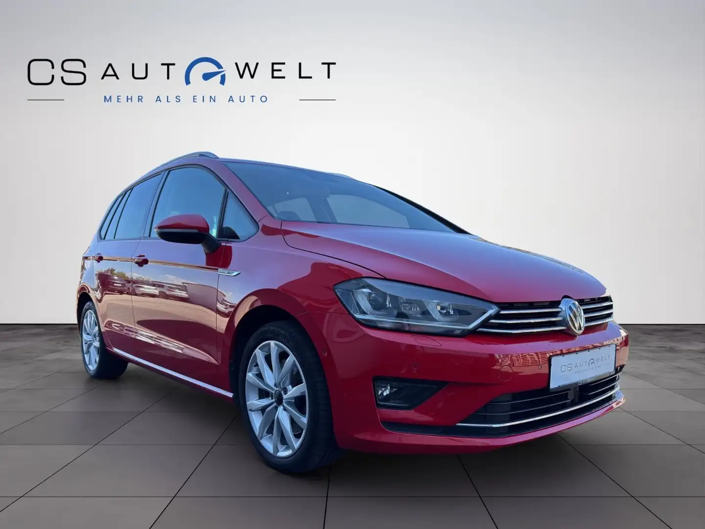 Volkswagen Golf Sportsvan 2.0 TDI DSG PANO/AHK/KAMERA/KEY Rouge - 2
