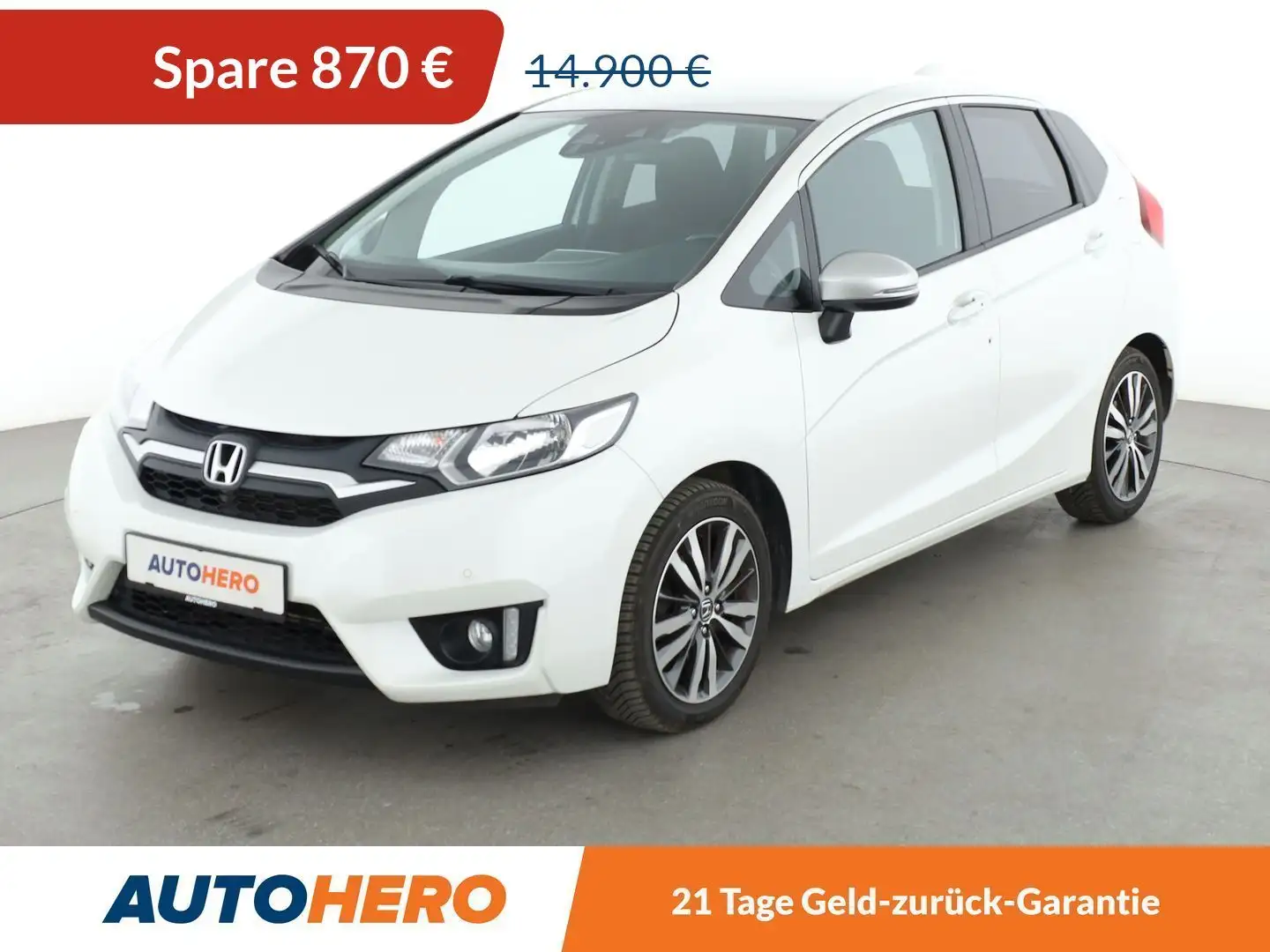 Honda Jazz 1.3 i-VTEC Elegance Aut.*NAVI*CAM*TEMPO*SHZ*AHK* Weiß - 1