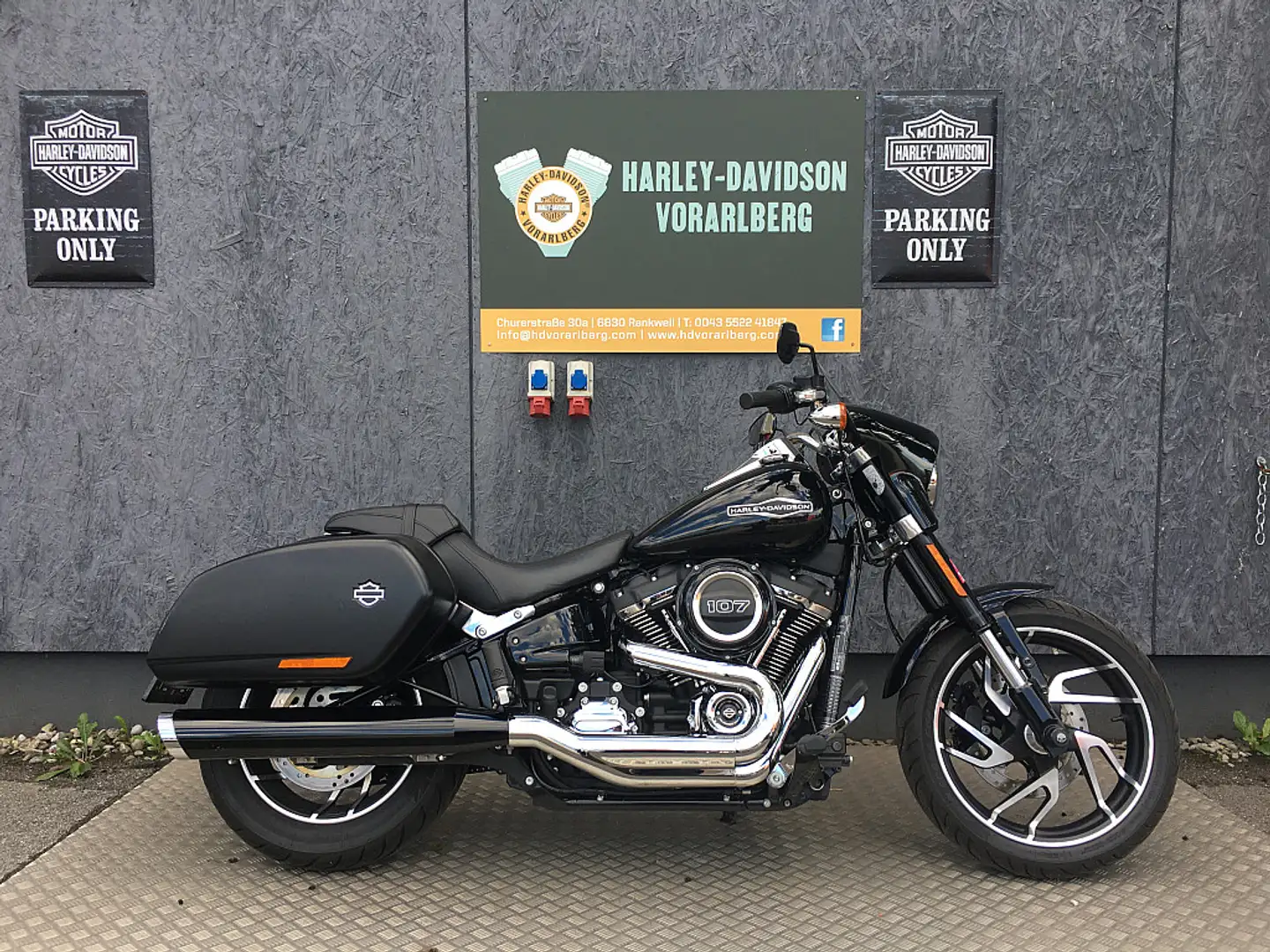 Harley-Davidson Softail Softail Sport Glide FLSB Fekete - 1